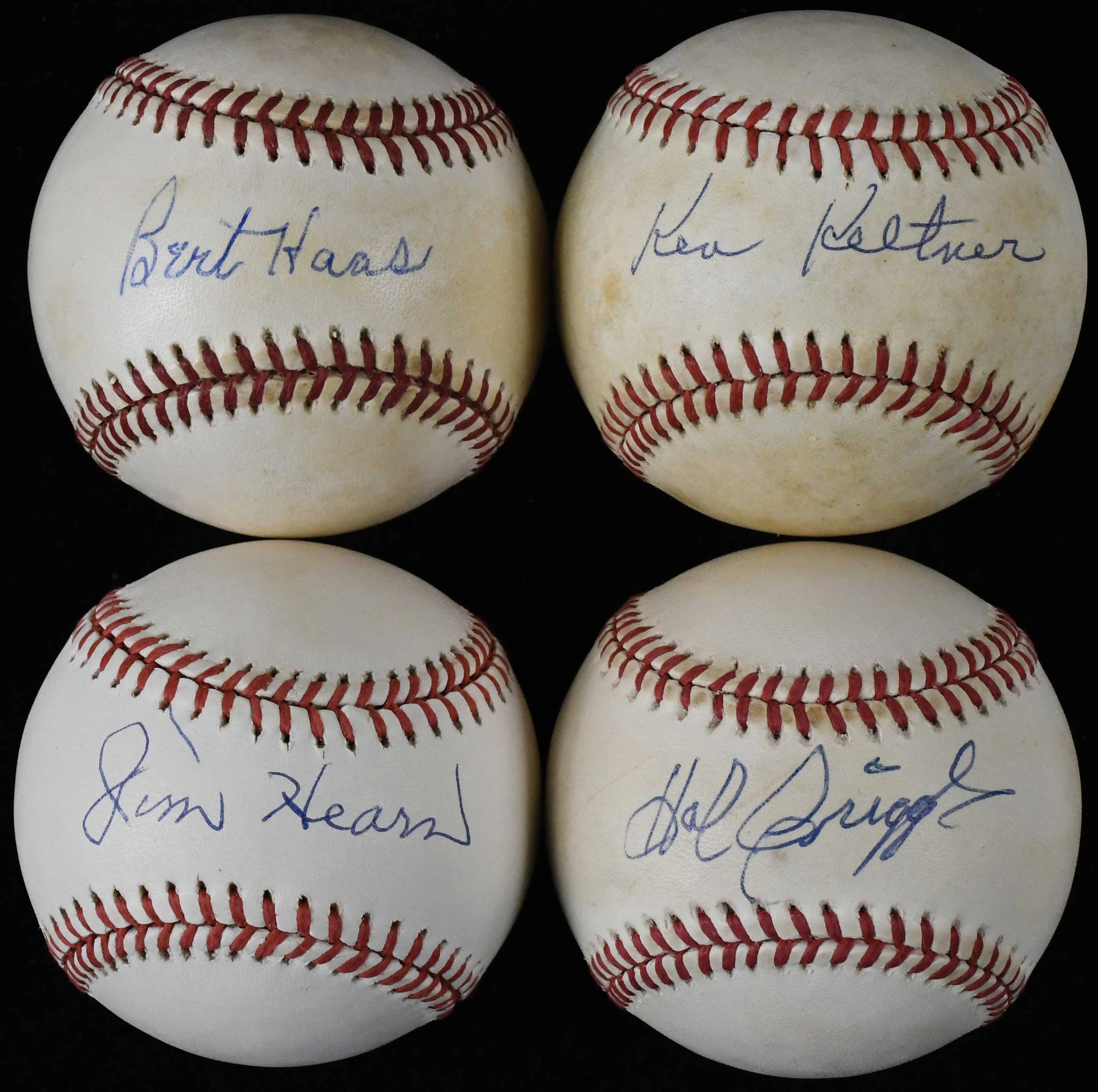 "Lot of (12) signed baseballs (VG-NM/MT)