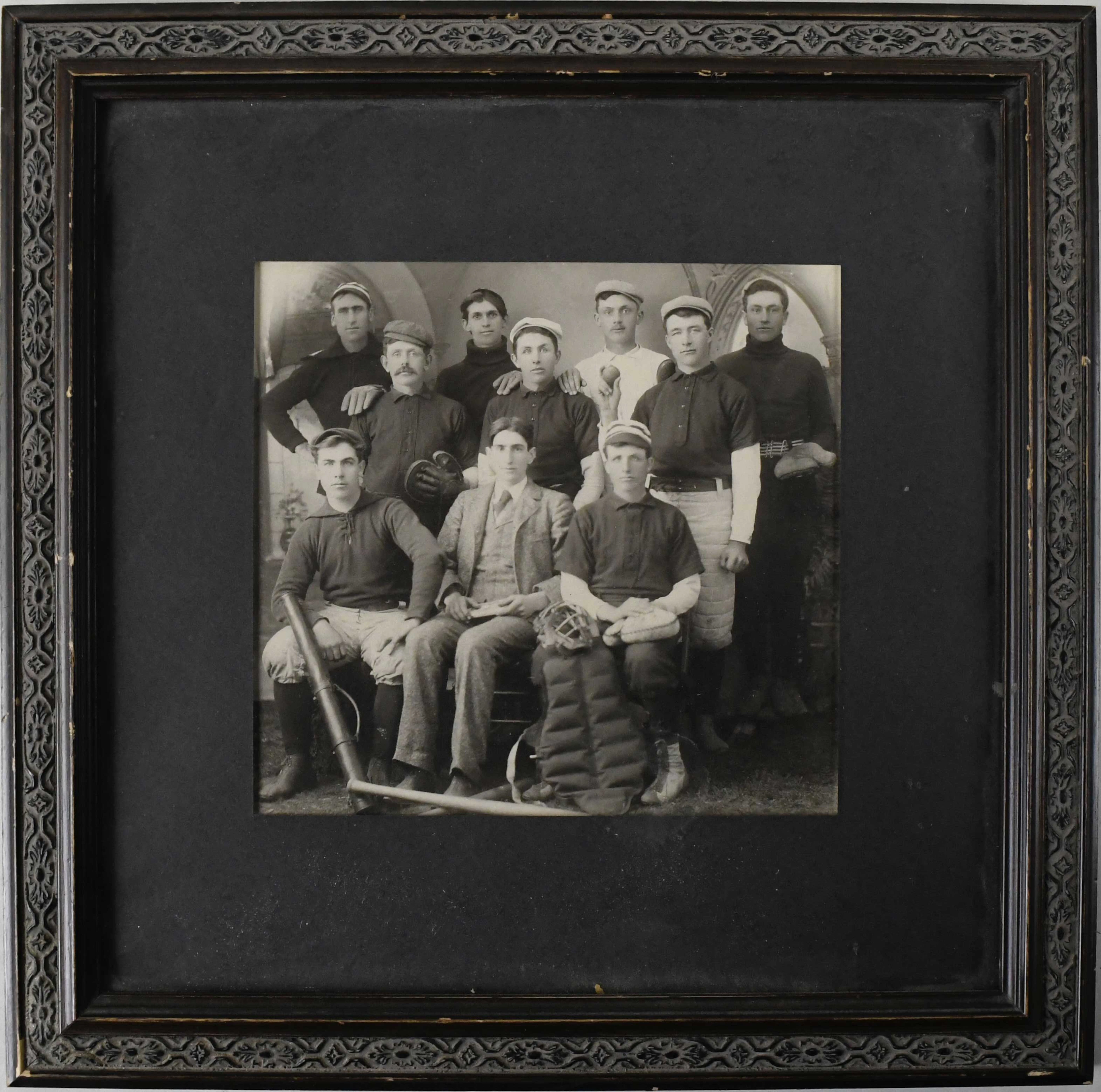 "Early baseball team photograph