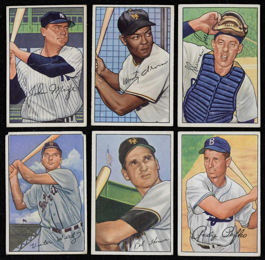 "Lot of (38) 1952 Bowman cards with minor stars (PR-VG/EX)
