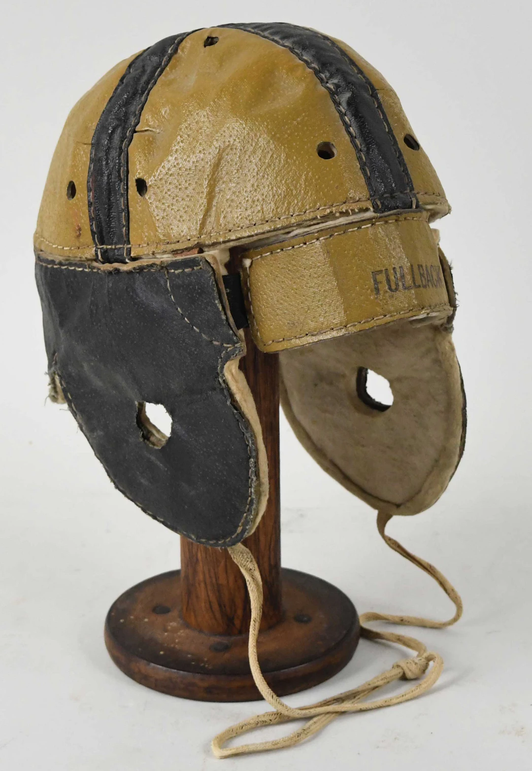 "Goldsmith ""Reg'lar Fellers"" leather football helmet