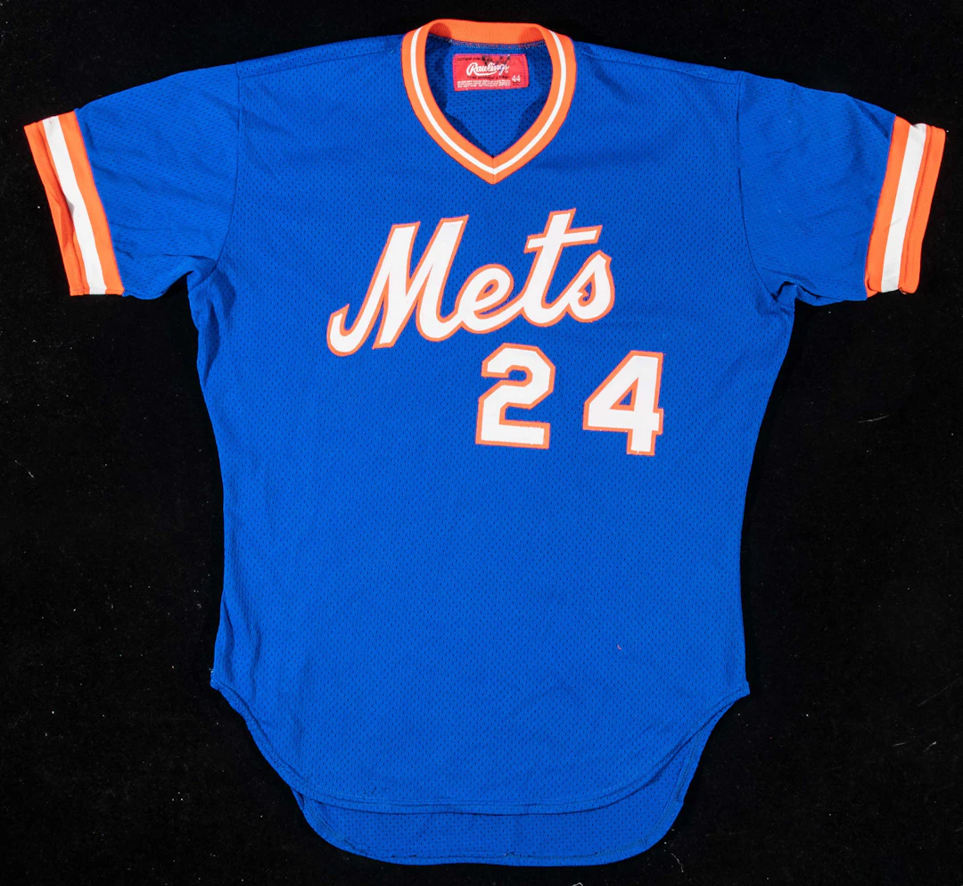 "Willie Mays New York Mets professional model jersey c.1980s (Mays Collection)
