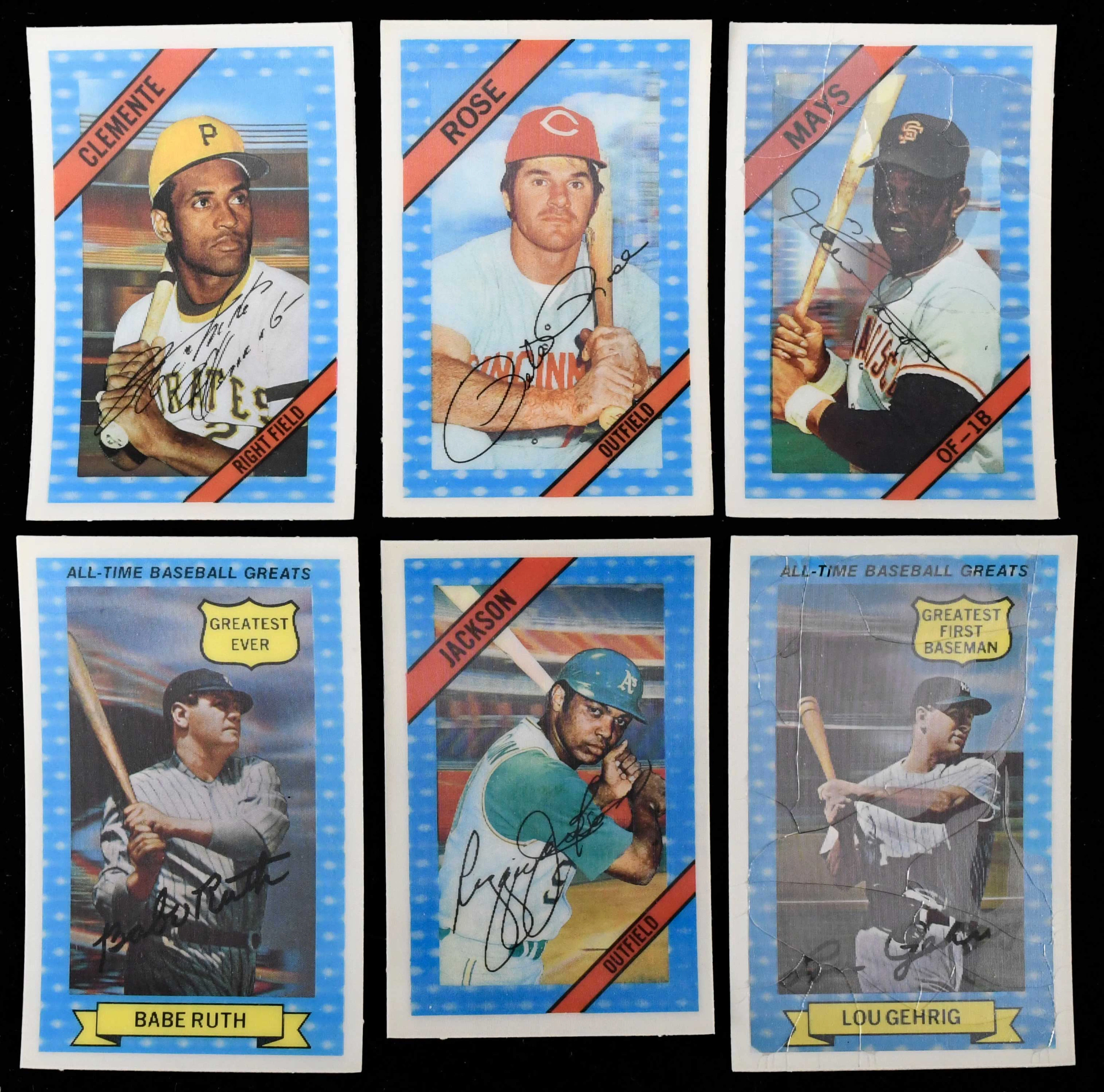 "Mostly high-grade 1972 Kellogg's complete set (54)