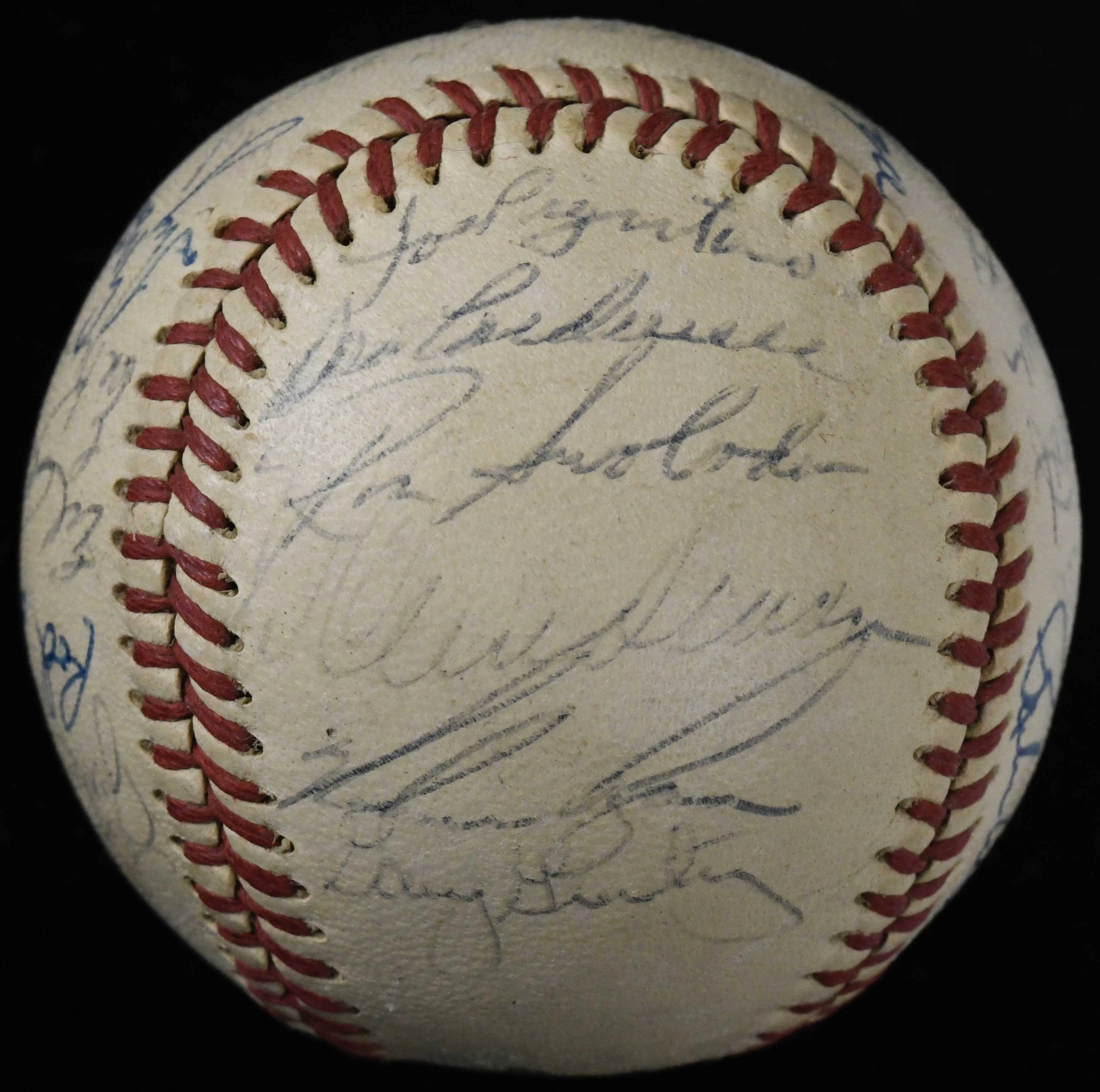 "1969 World Series champion New York Mets team signed baseball - JSA (EX)