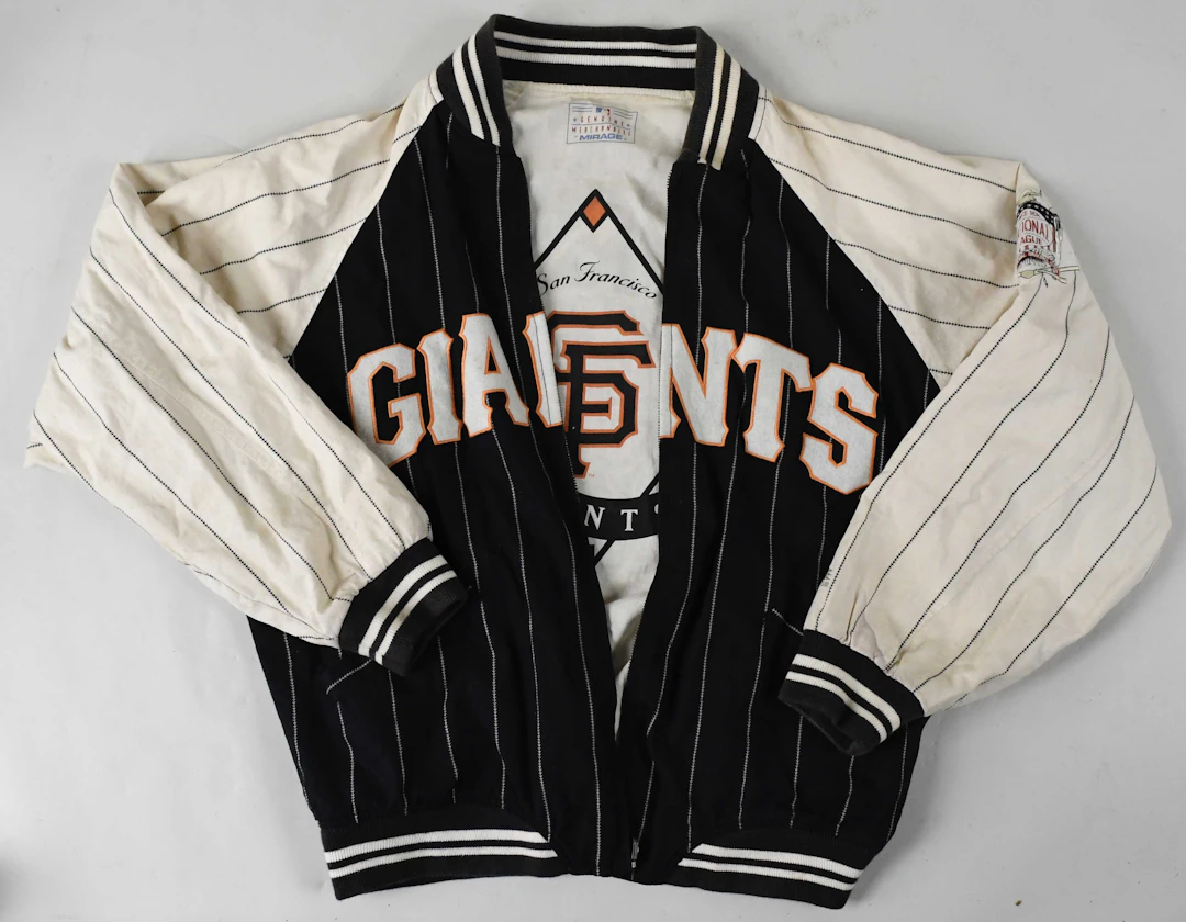 Willie Mays' personal San Francisco Giants themed jacket...