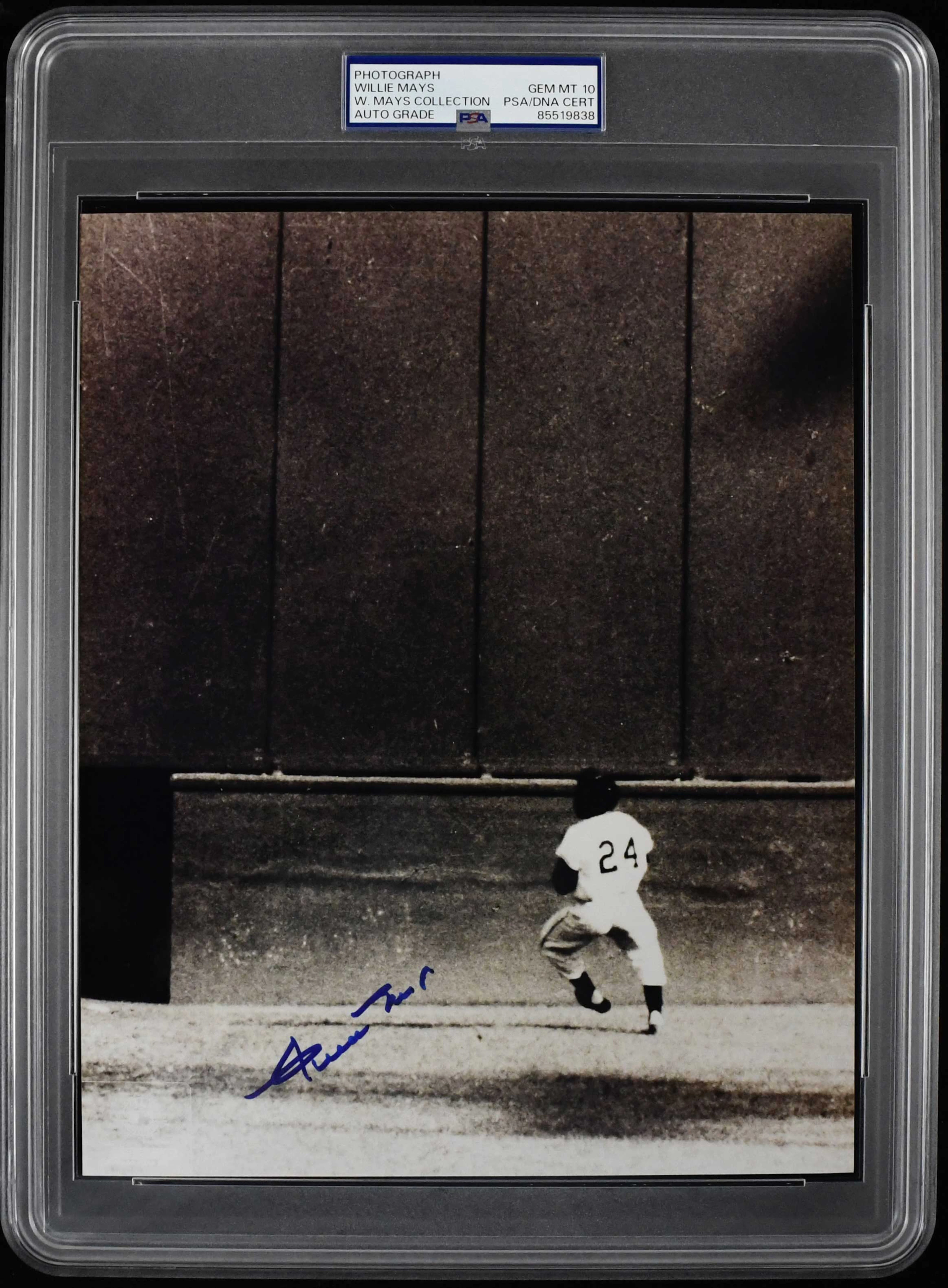 "Willie Mays autographed 8""x10"" photograph of ""The...