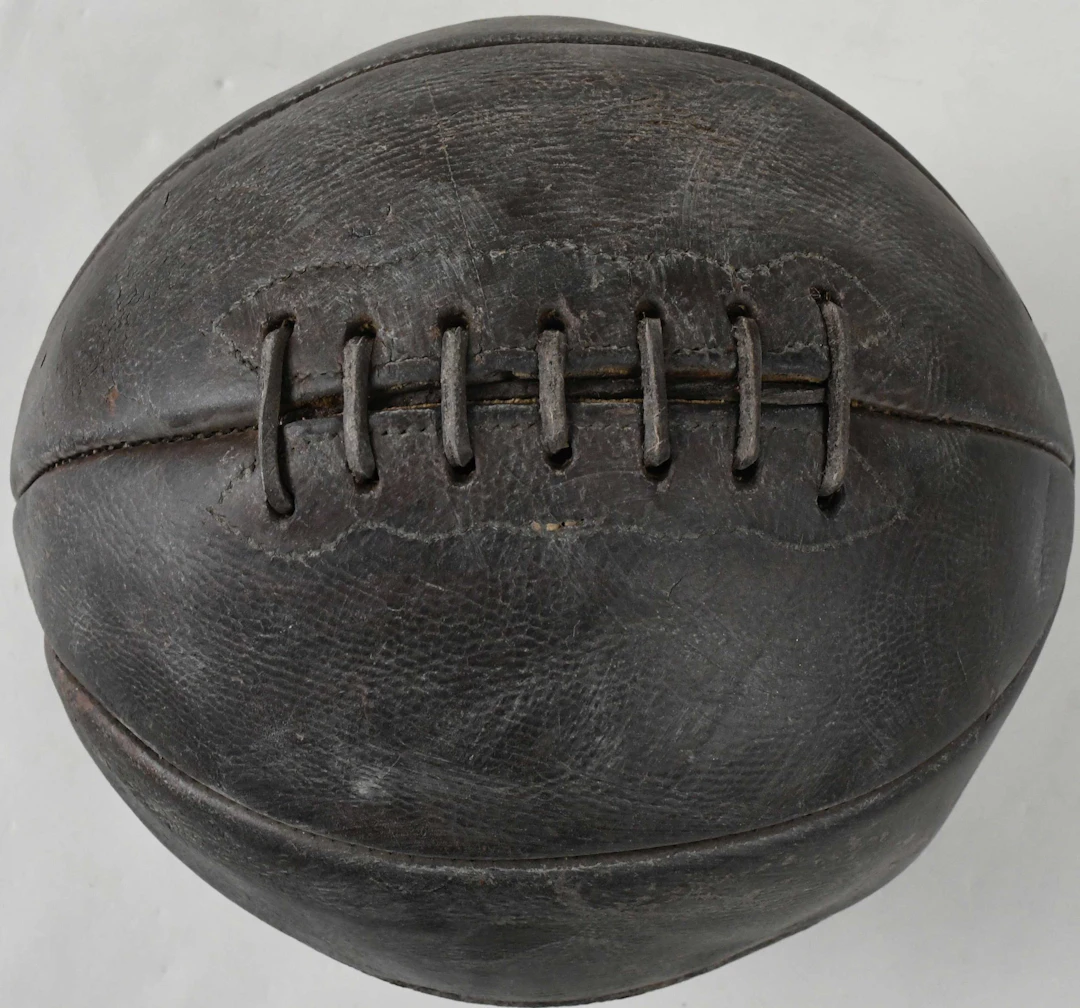 "Spalding vintage laced basketball