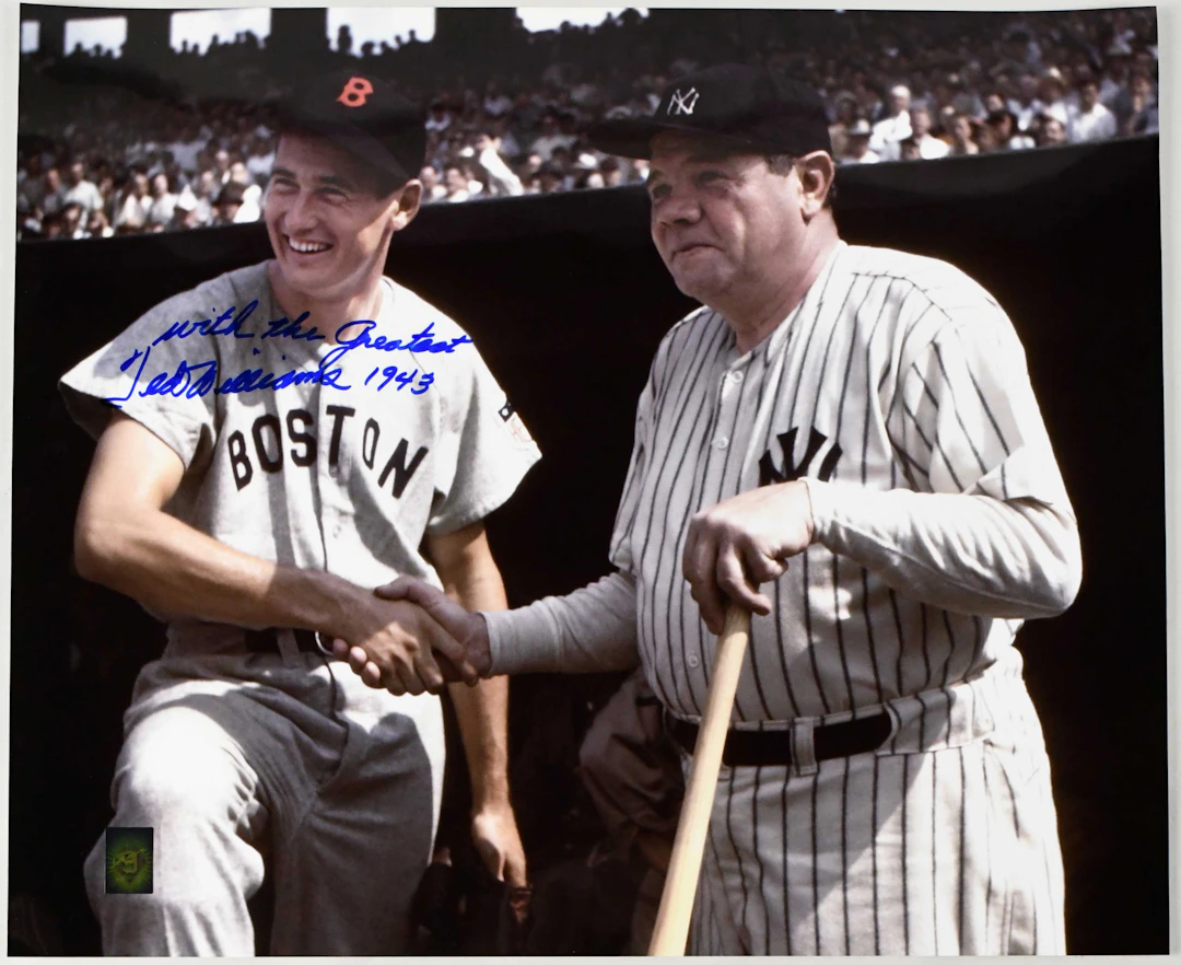 "Ted Williams autographed ""With the Greatest"" inscribed...
