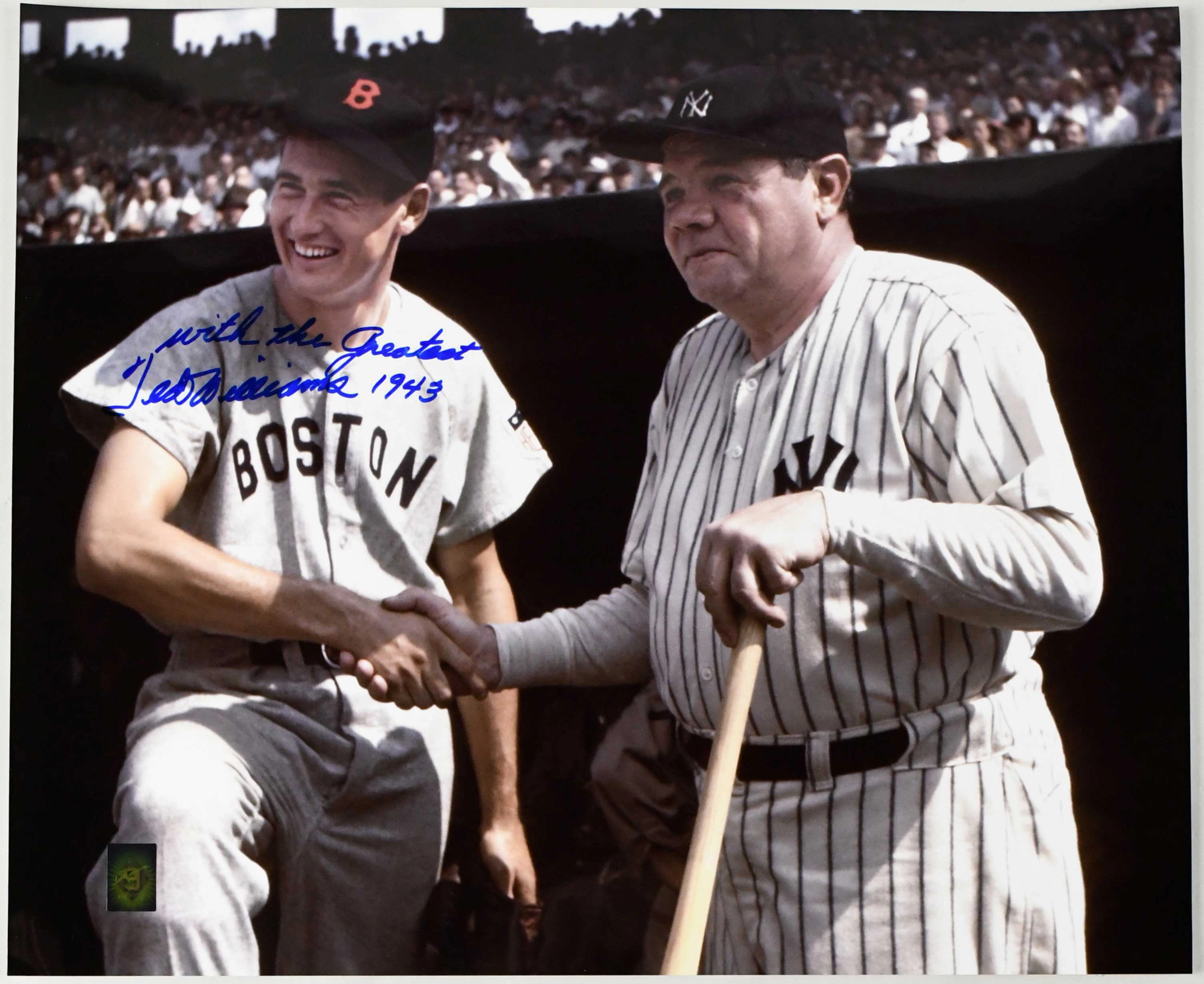 "Ted Williams autographed ""With the Greatest"" inscribed...