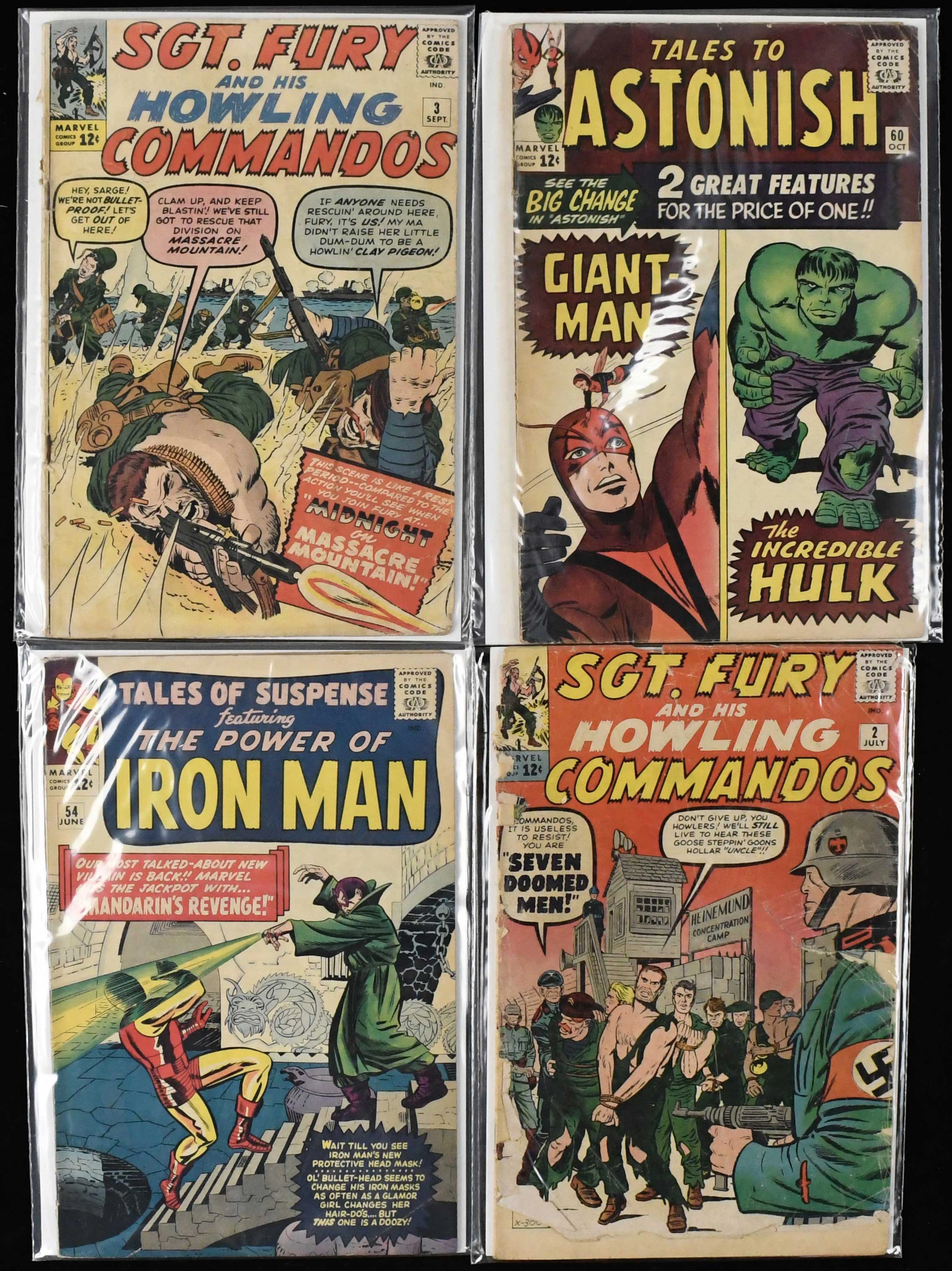 "Lot of (4) comic books from 1963-1964 (PR-VG)