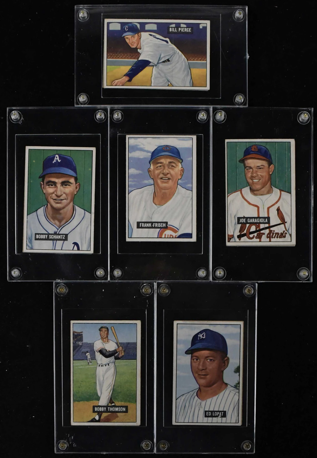 "Clean lot of (46) 1951 Bowman cards with minor stars and rookies (GD-EX/MT)