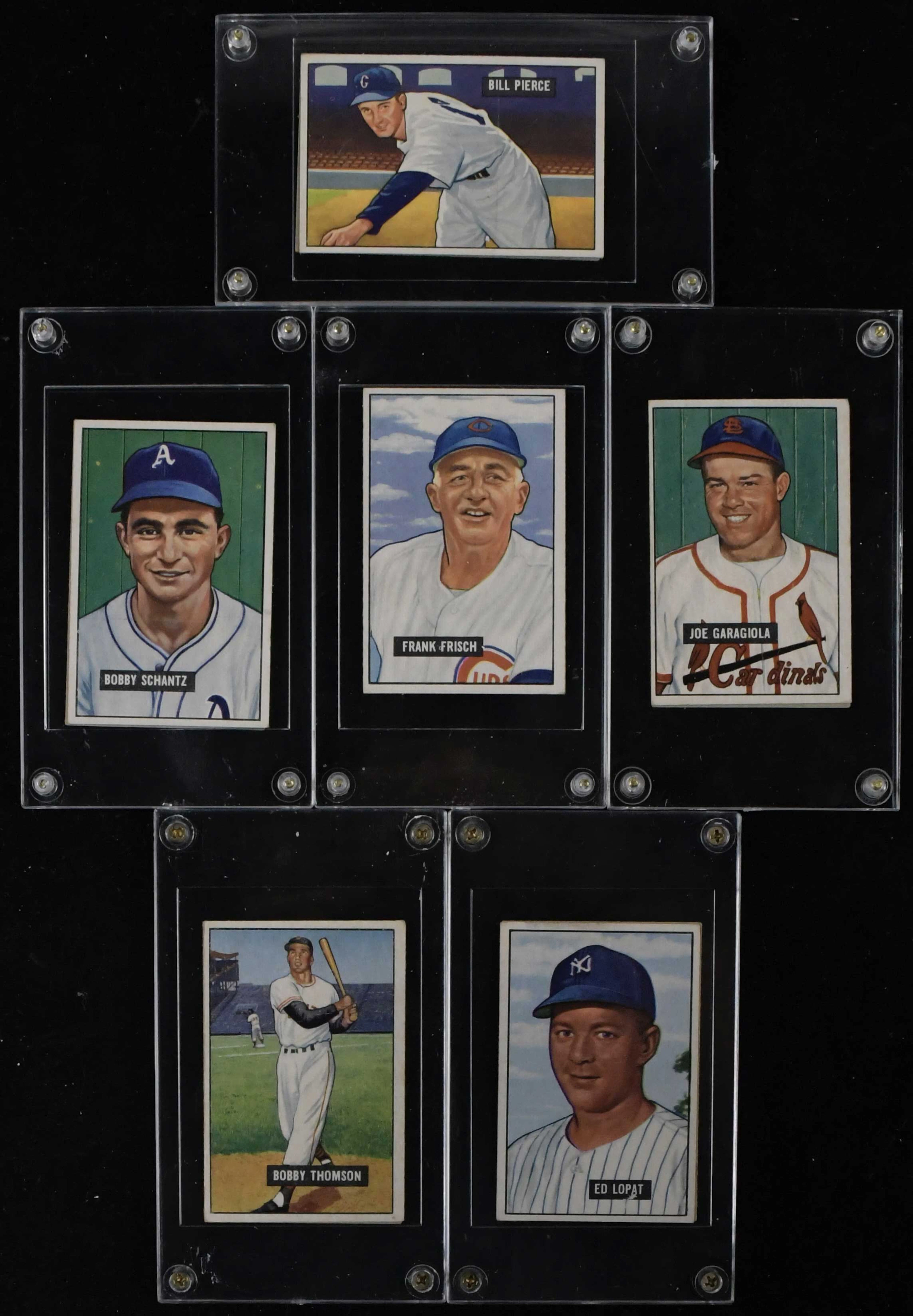 "Clean lot of (46) 1951 Bowman cards with minor stars and rookies (GD-EX/MT)