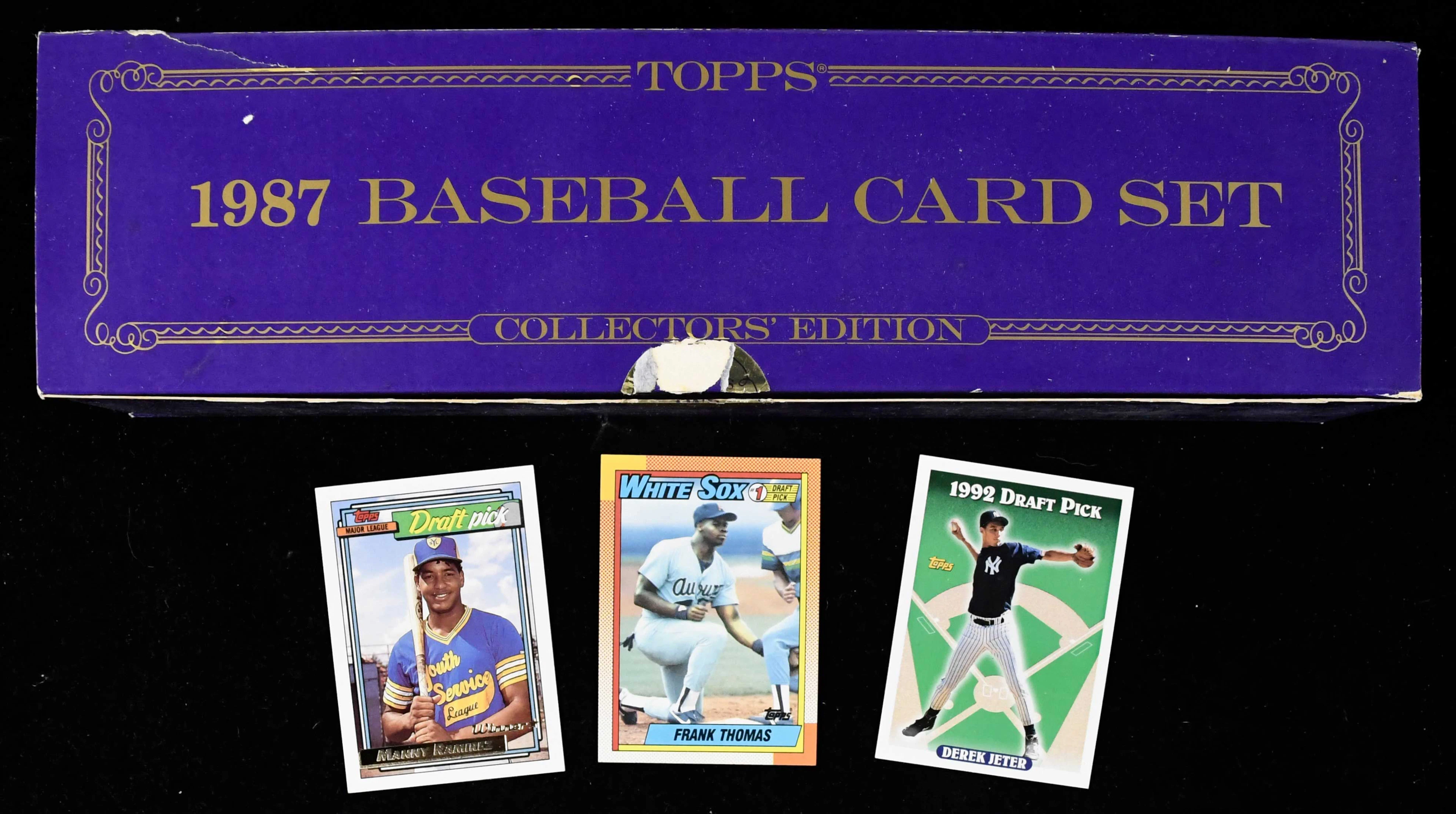 "Lot of (11) 1987-1993 complete or near-complete sets