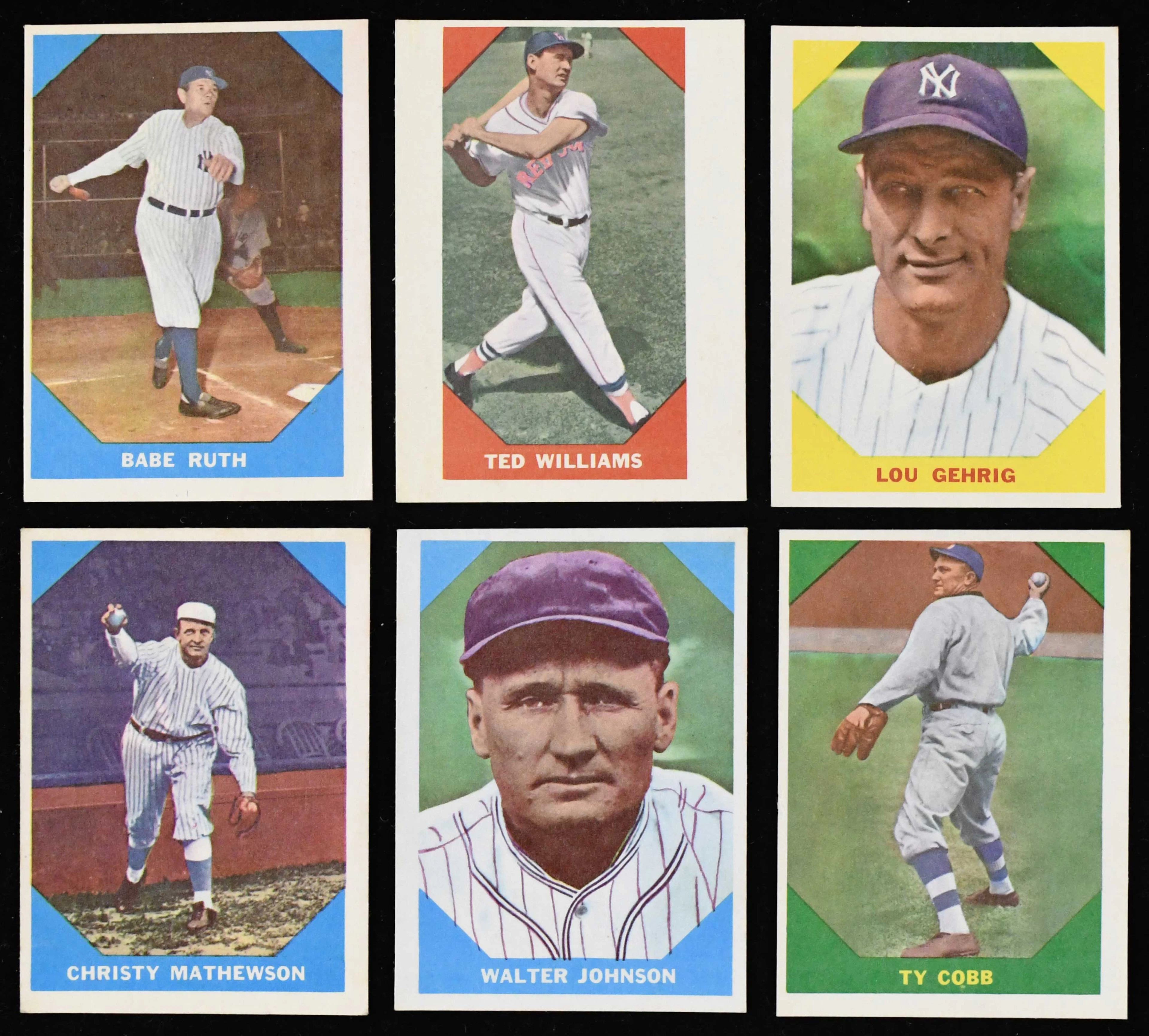 "Clean 1960 Fleer Greats near complete set (79) with Ruth