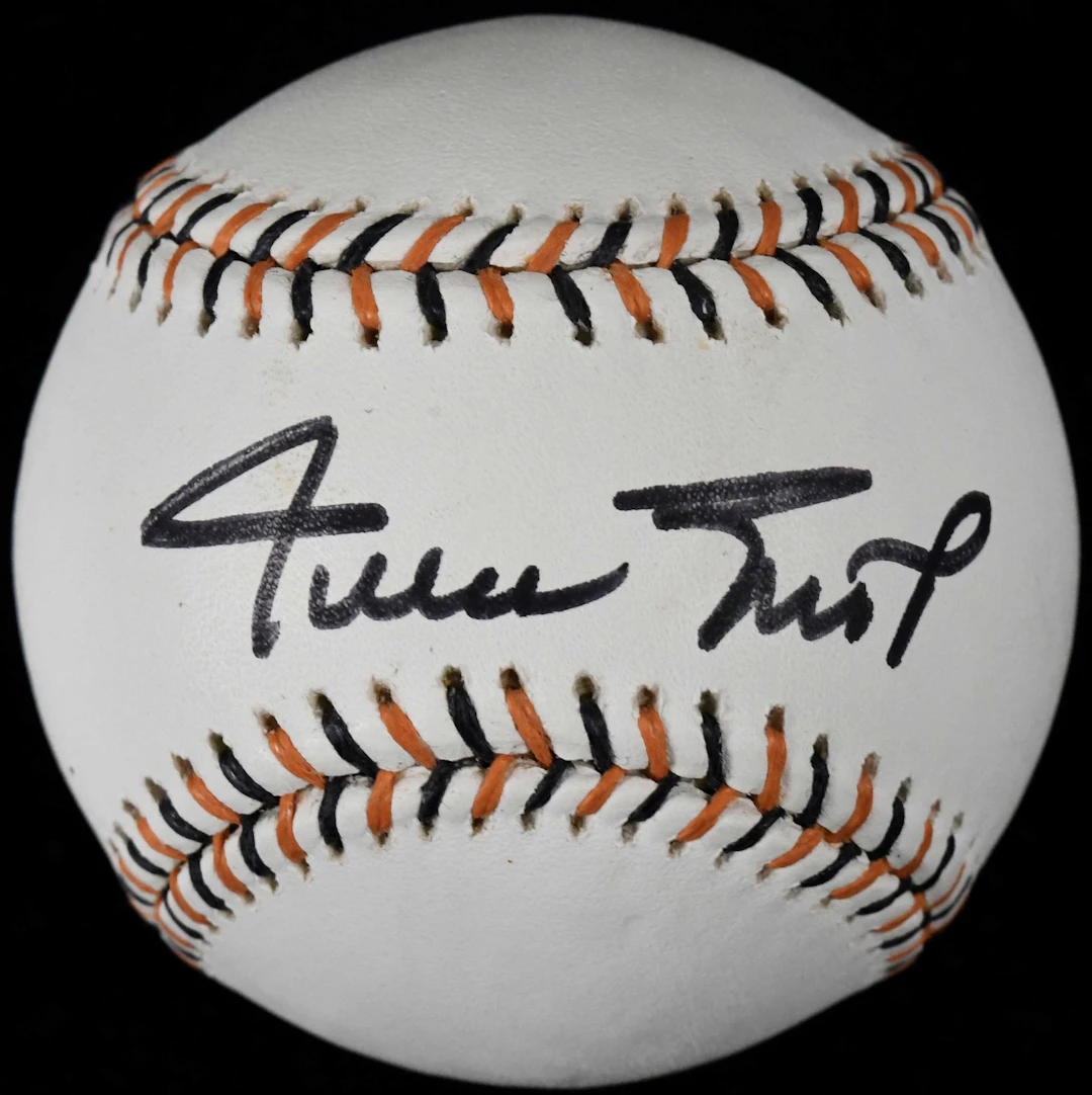 "Willie Mays single signed 2007 All-Star Game baseball...