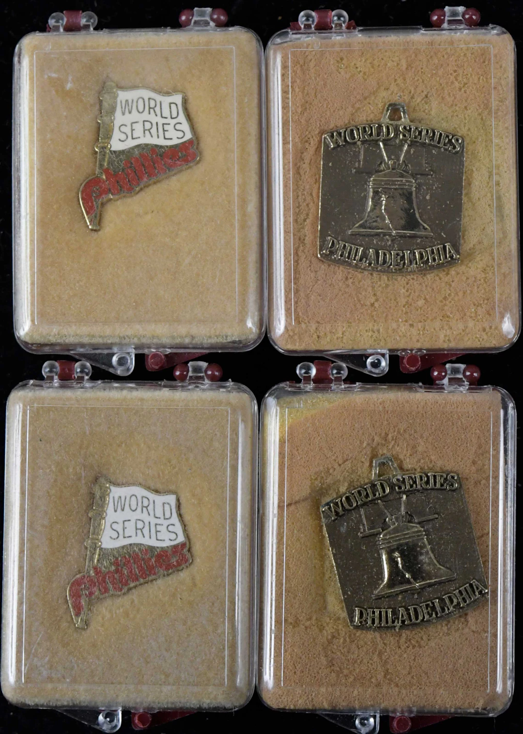 Lot of (6) 1976 and (6) 1981 Philadelphia Phillies...