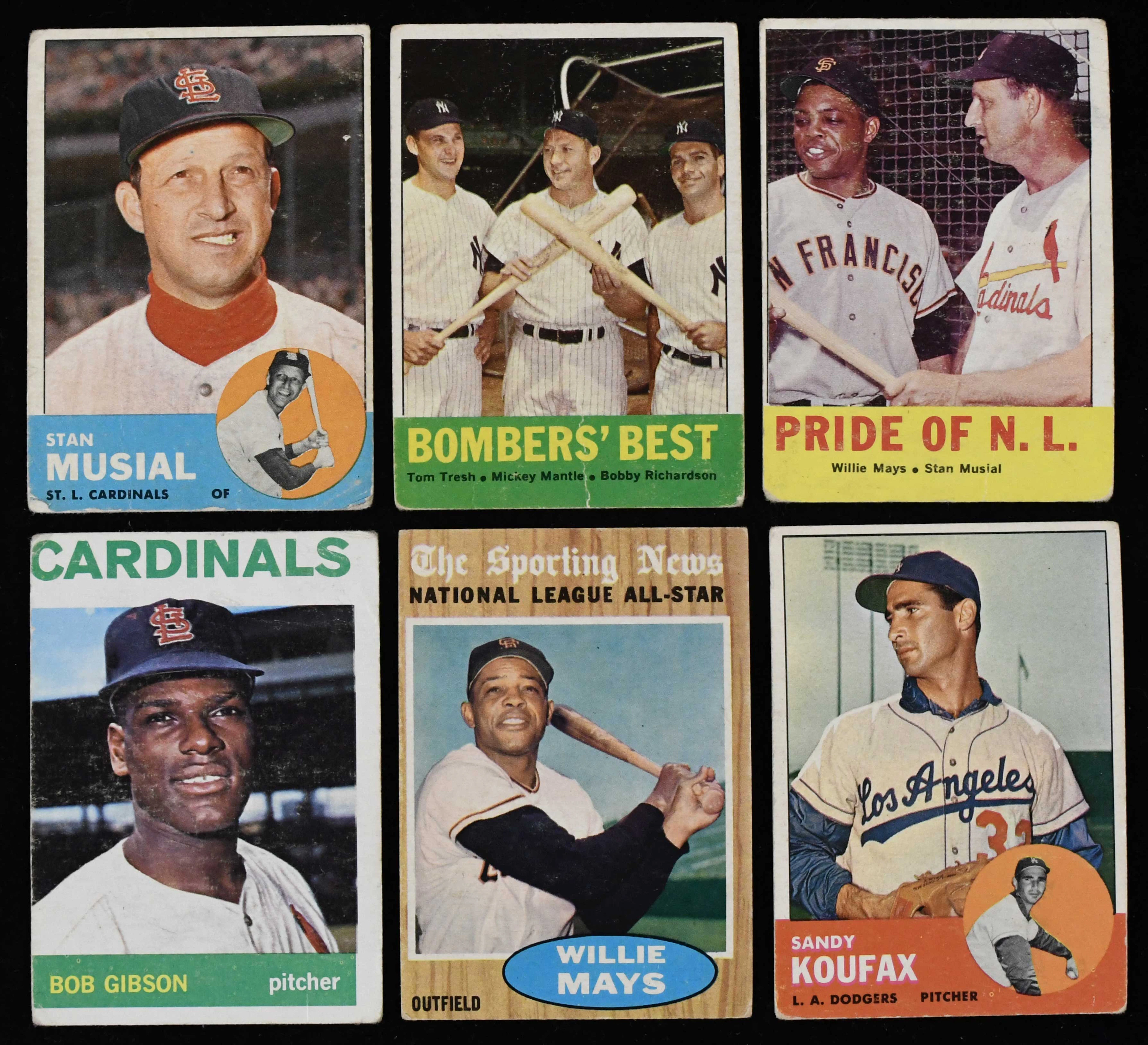 "Low-grade lot of (48) 1962-1964 Topps cards