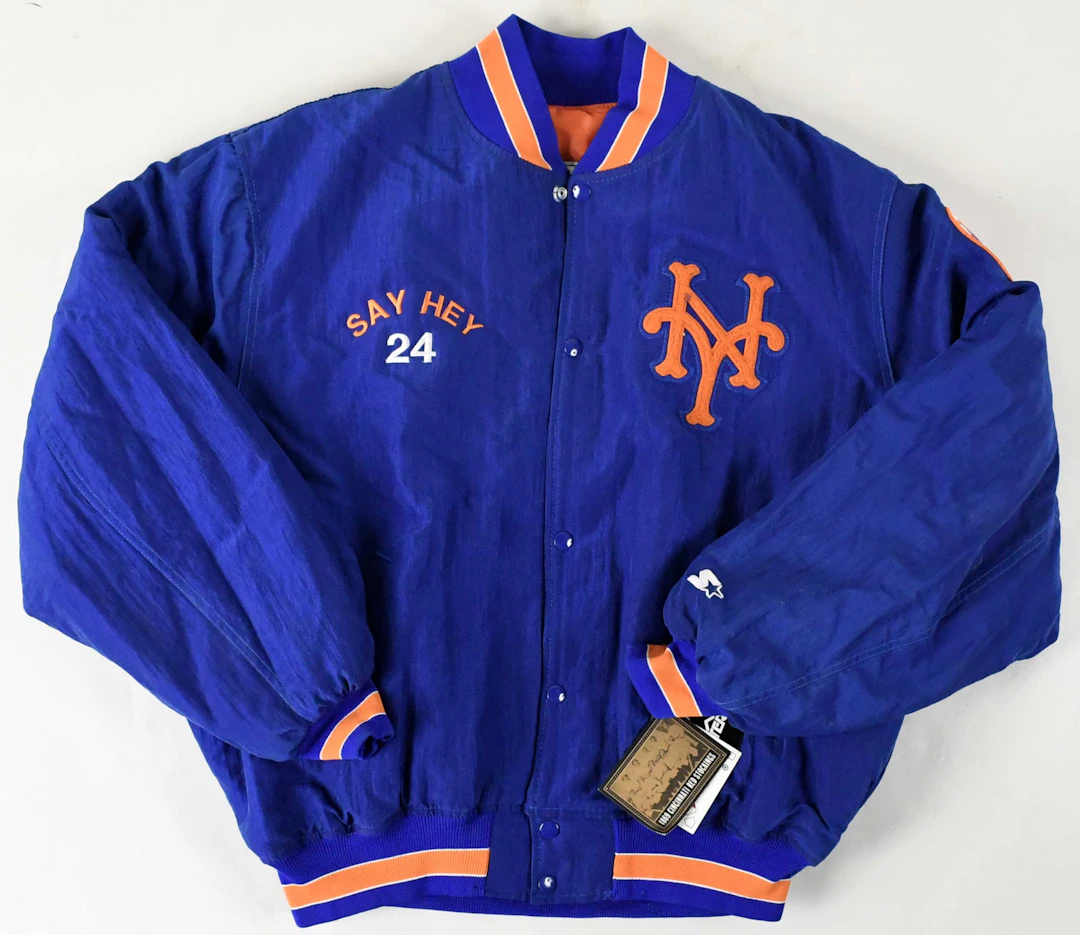 "New York Mets ""Say Hey 24"" custom embroidered jacket...