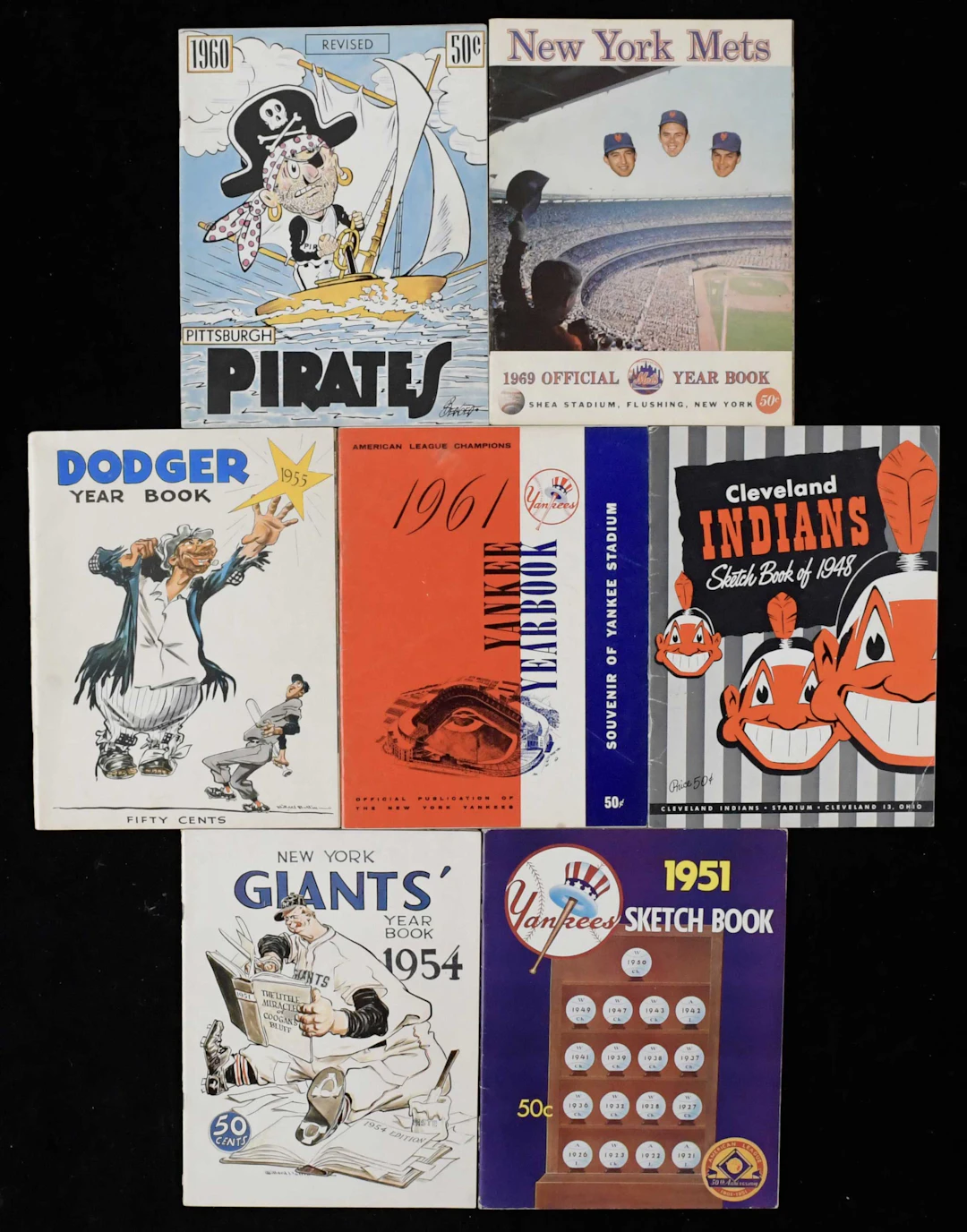 "Lot of (67) World Series and Pennant winning team...