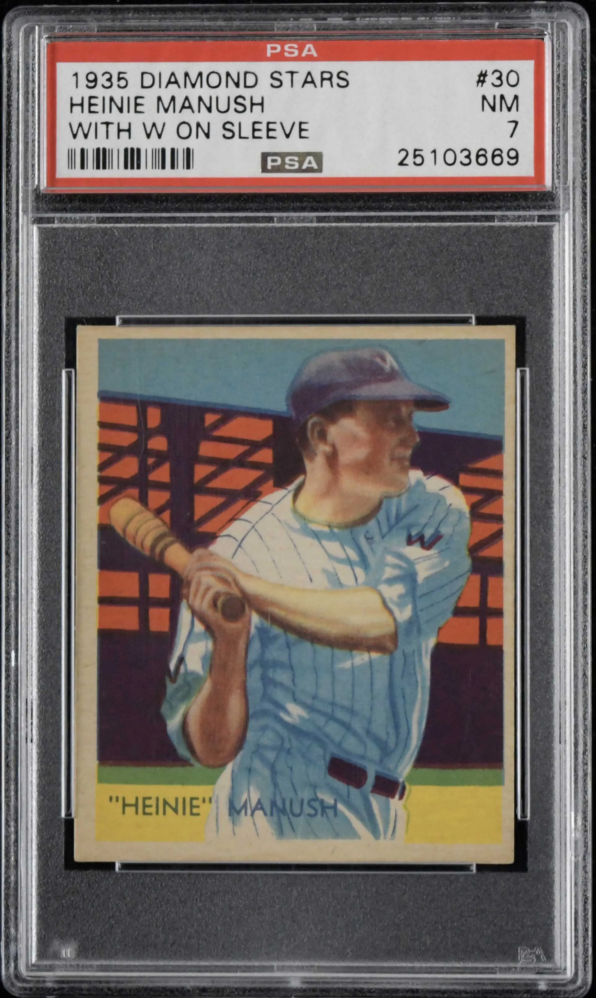 "1934-36 Diamond Stars #30 Heinie Manush