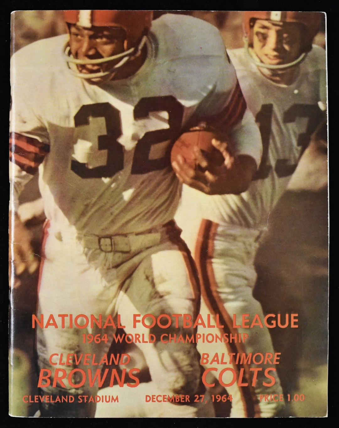 "1964 NFL Championship Game program (EX)