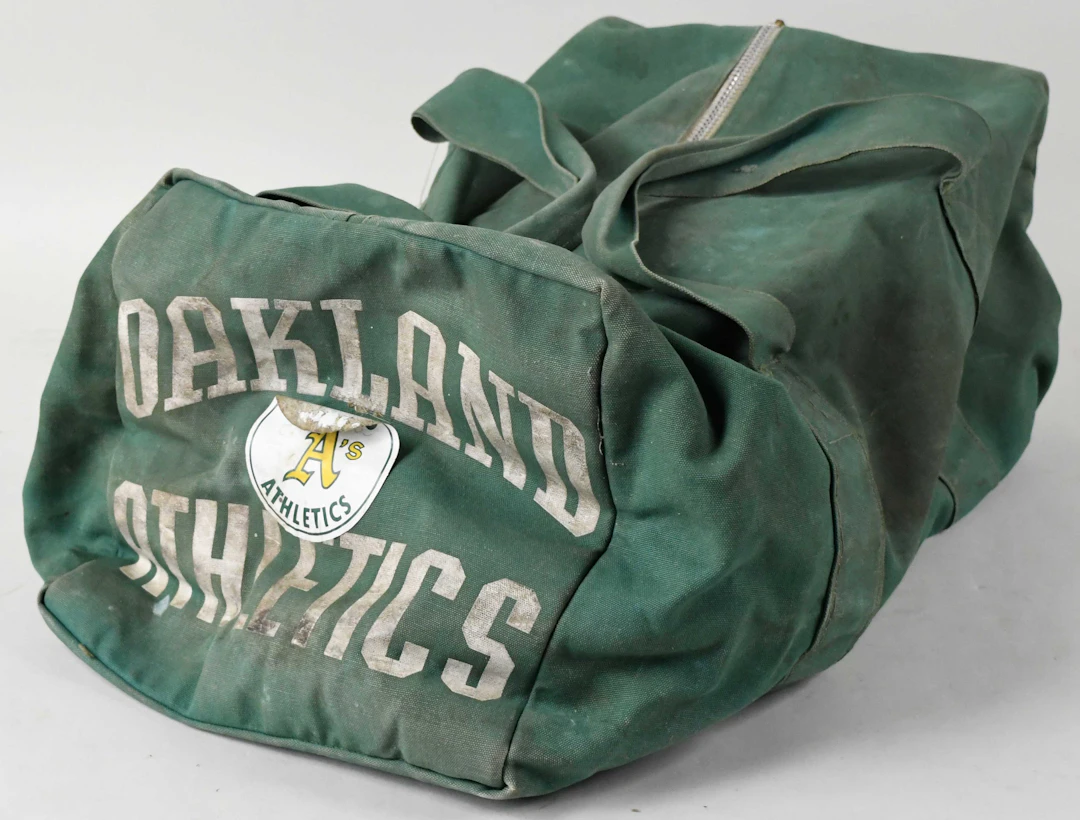 "Oakland Athletics professional model equipment bag...