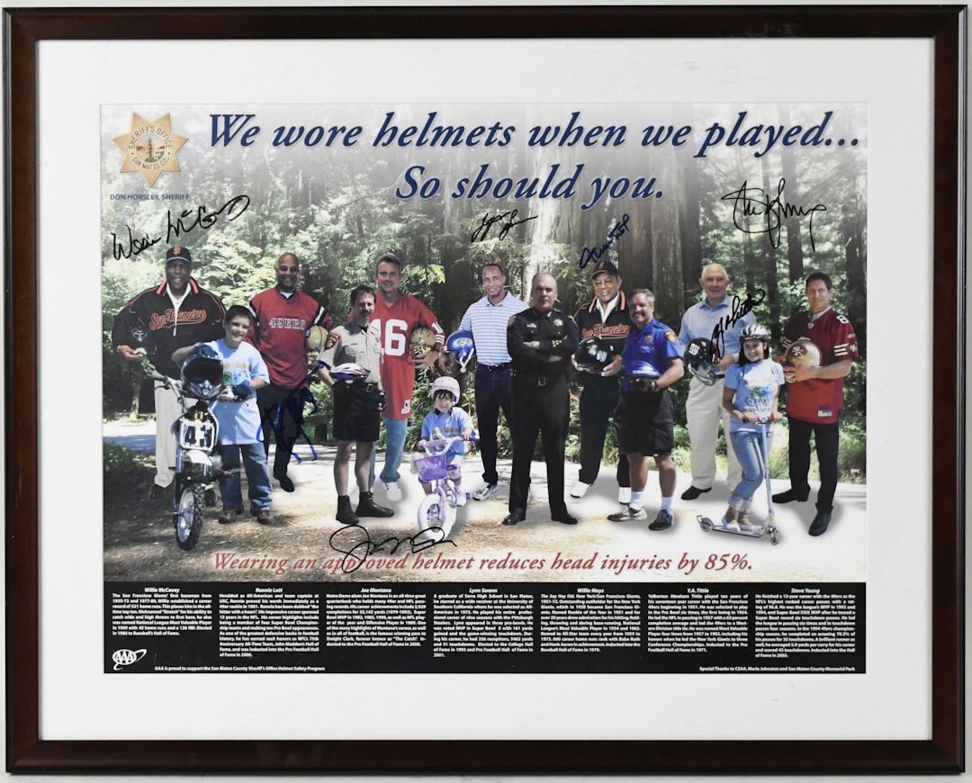 "Bay Area baseball and football Hall of Famers...