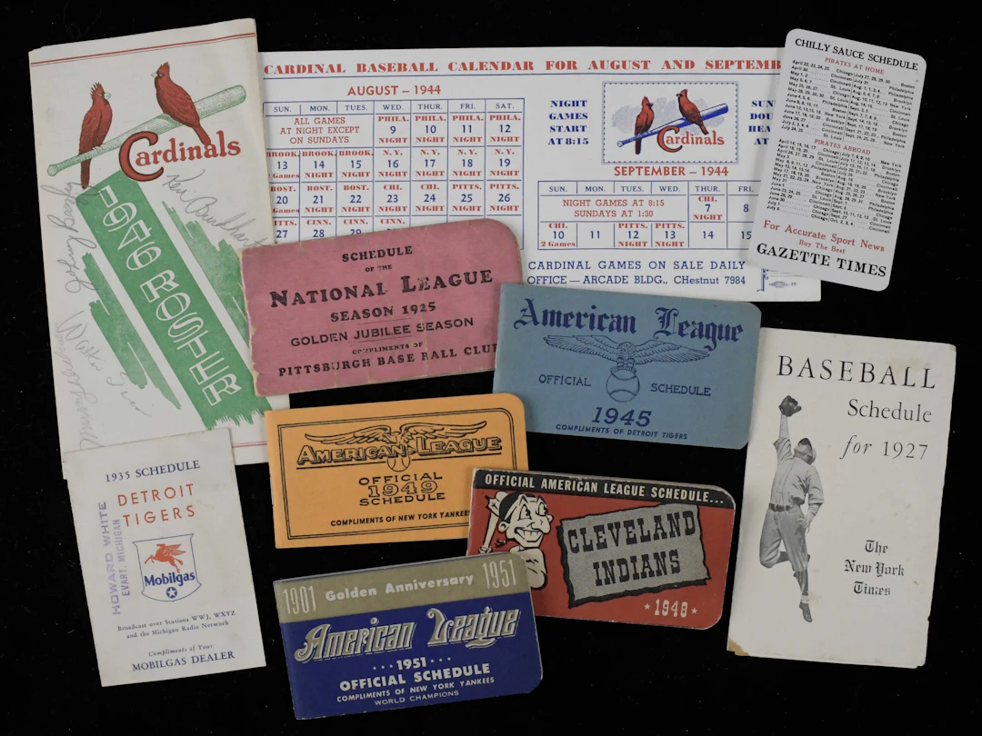 "Impressive collection of (17) 1925-1953 World Series...