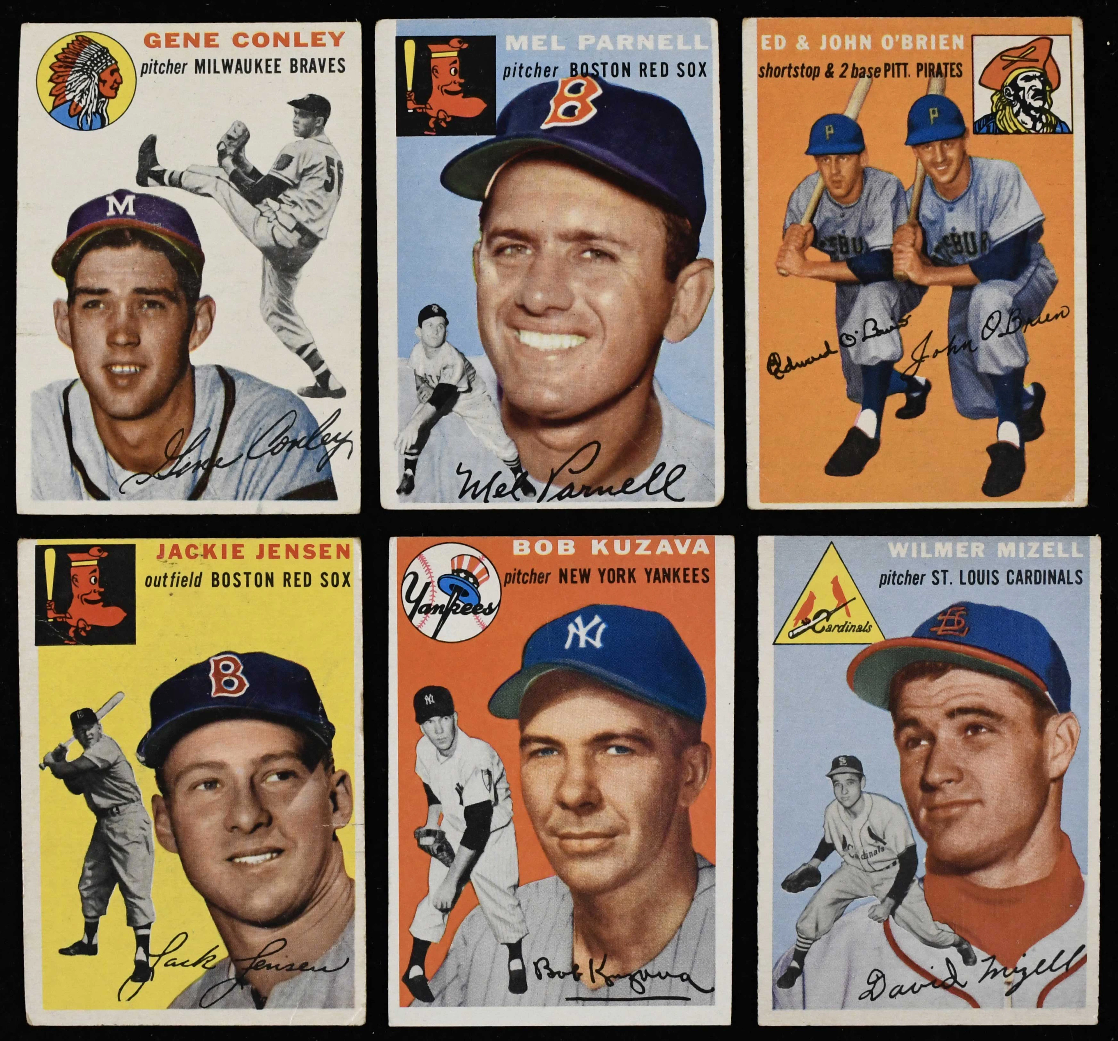 "Lot of (96) 1954 Topps Baseball cards (PR-EX)