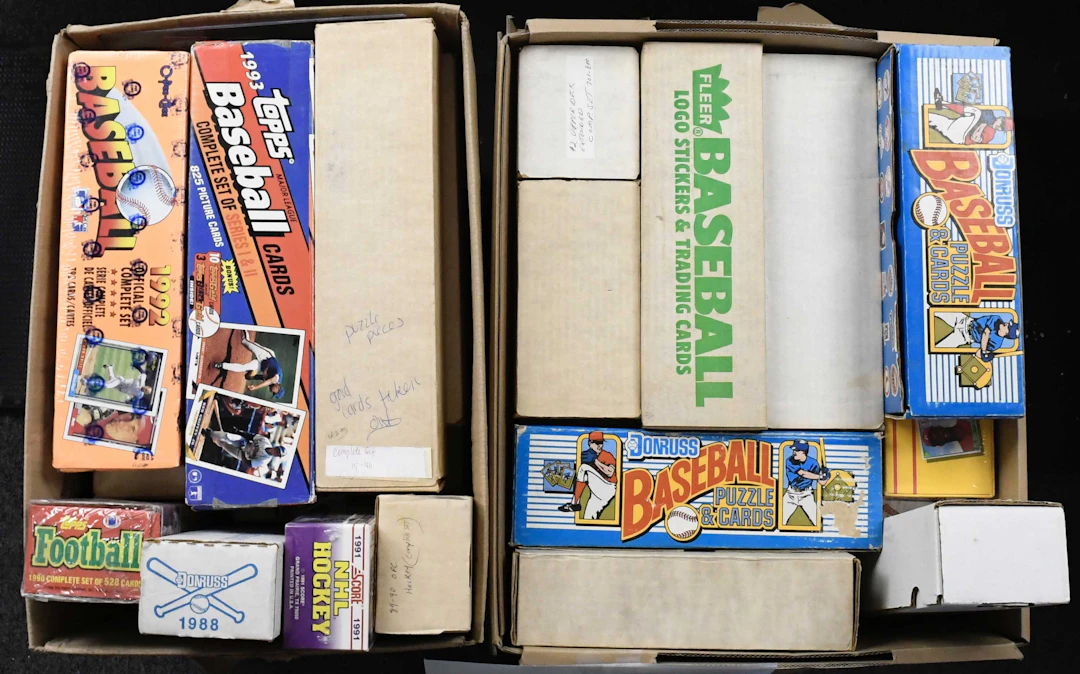 "Lot of (40+) mostly 1980s-1990s complete baseball
