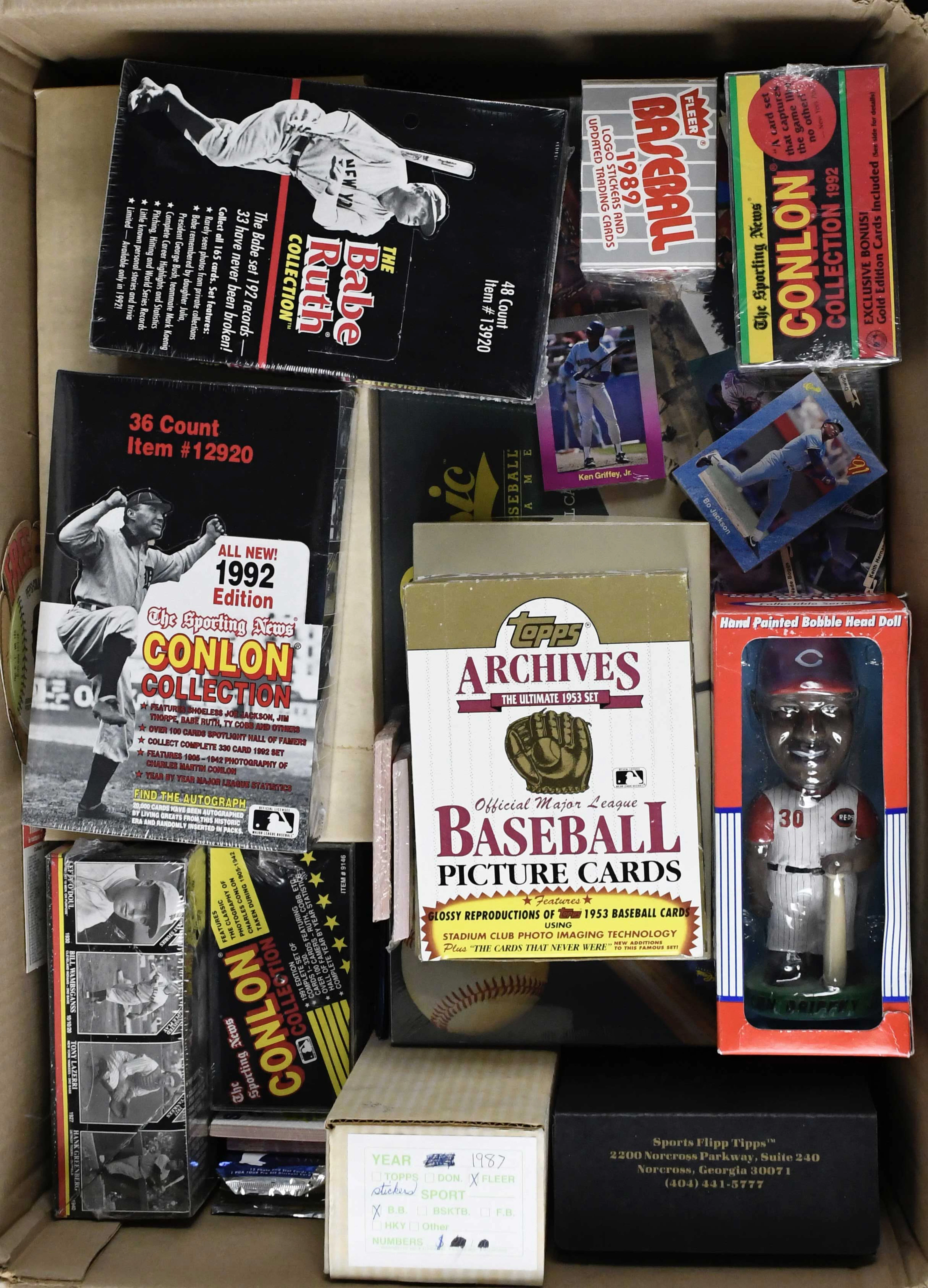 "Multi-sport group of mostly 1980s-1990s cards
