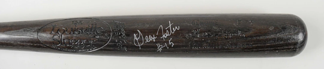 "George Foster signed professional model baseball bat