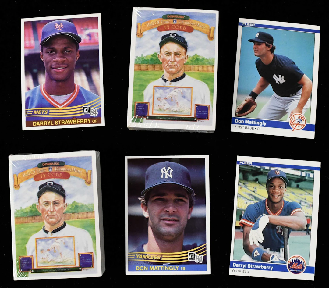 "Lot of (3) 1983-1984 Fleer and Donruss complete & near-complete sets (NM-NM/MT)