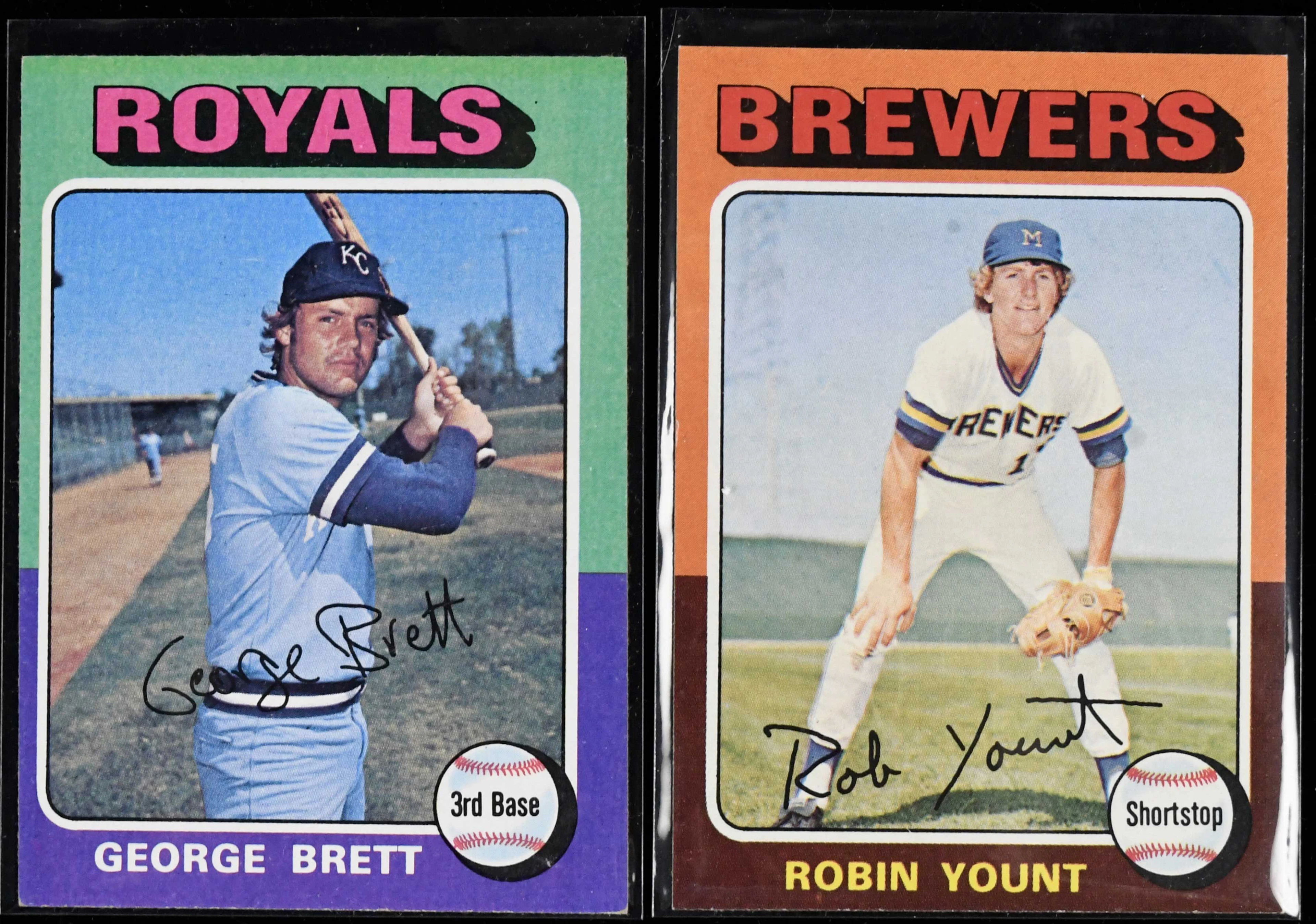 "Pair of (2) key 1975 Topps RCs