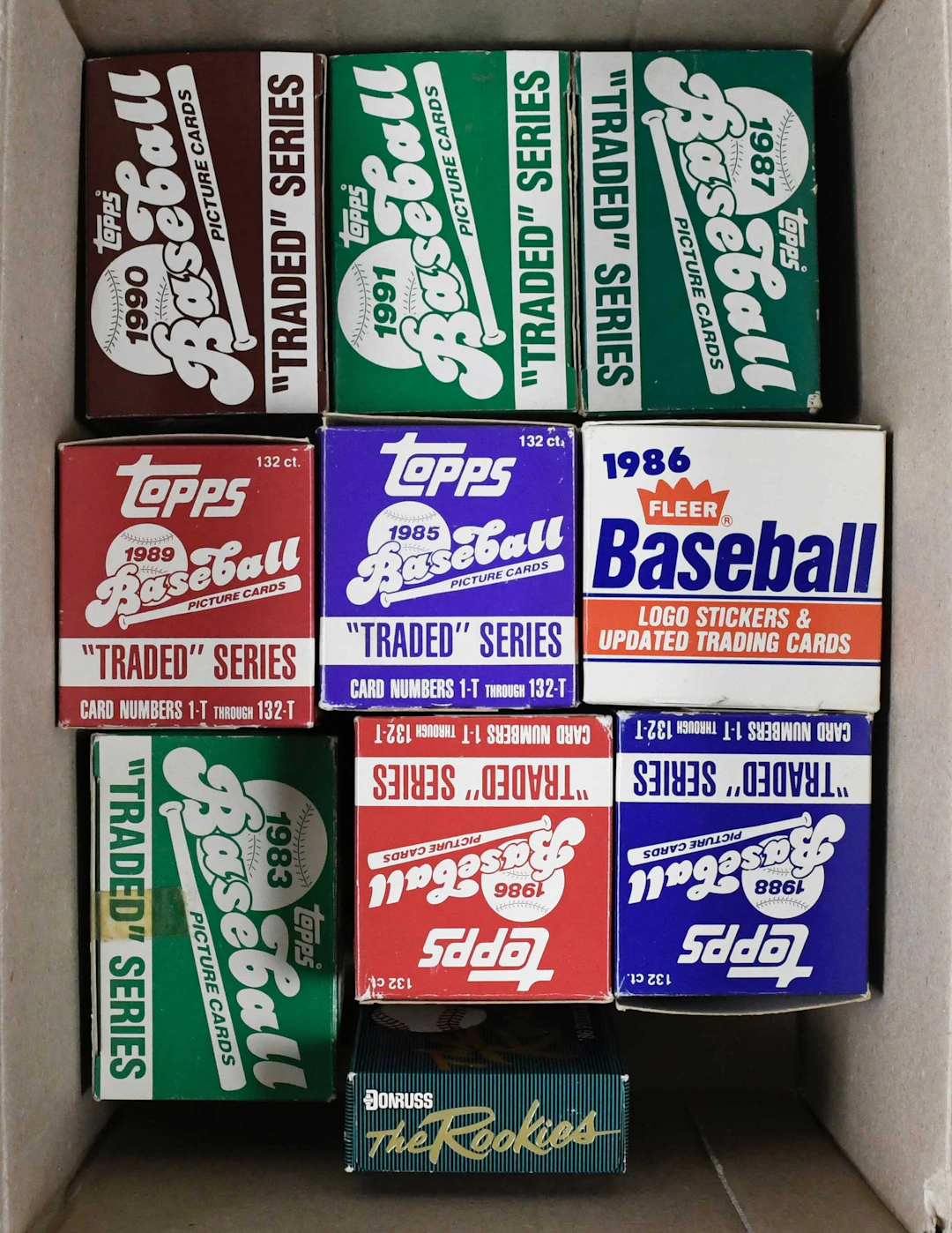 "Lot of (10) 1983-1986 Topps