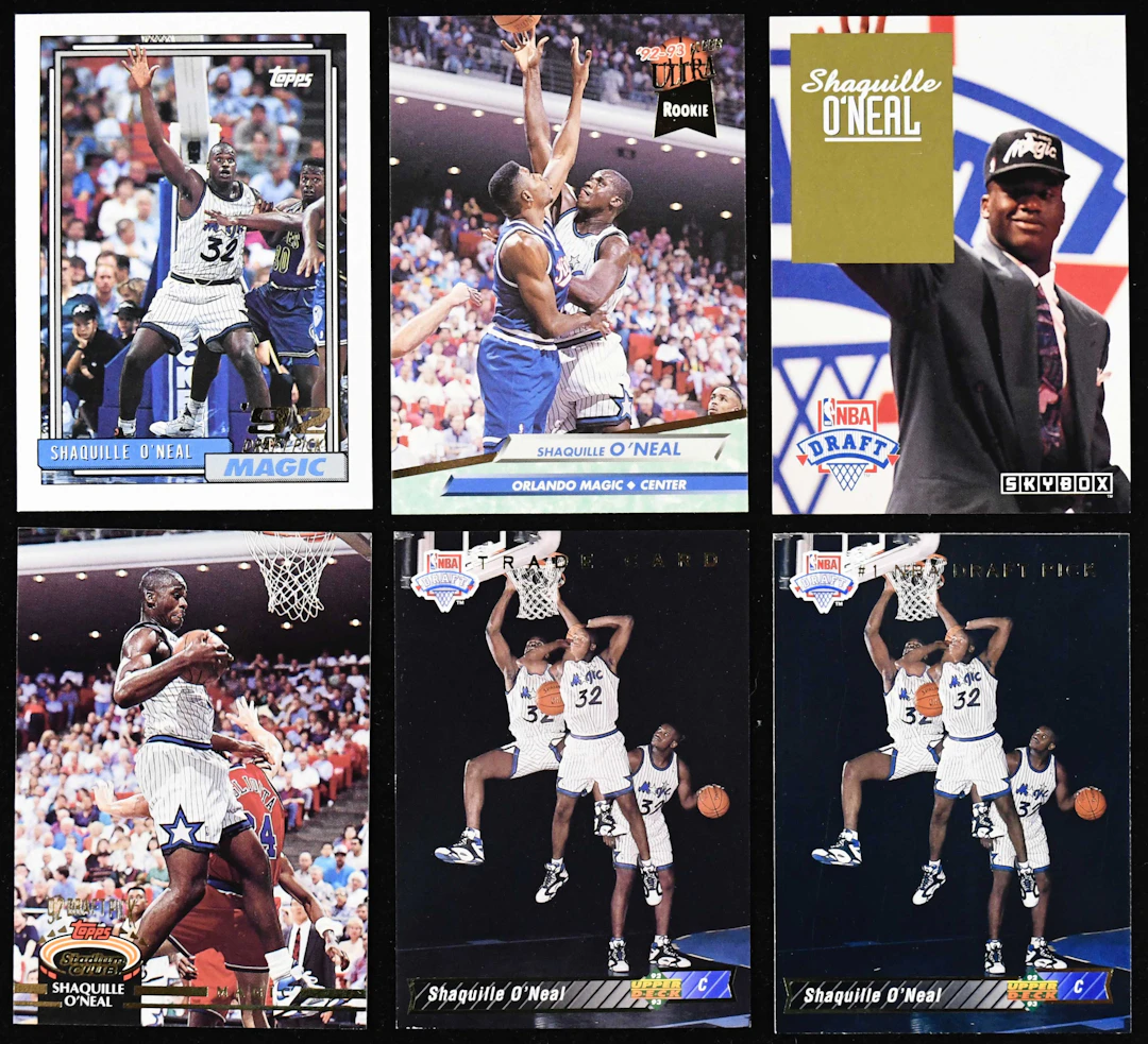 "Lot of (25) 1992-93 Shaquille O'Neal RCs