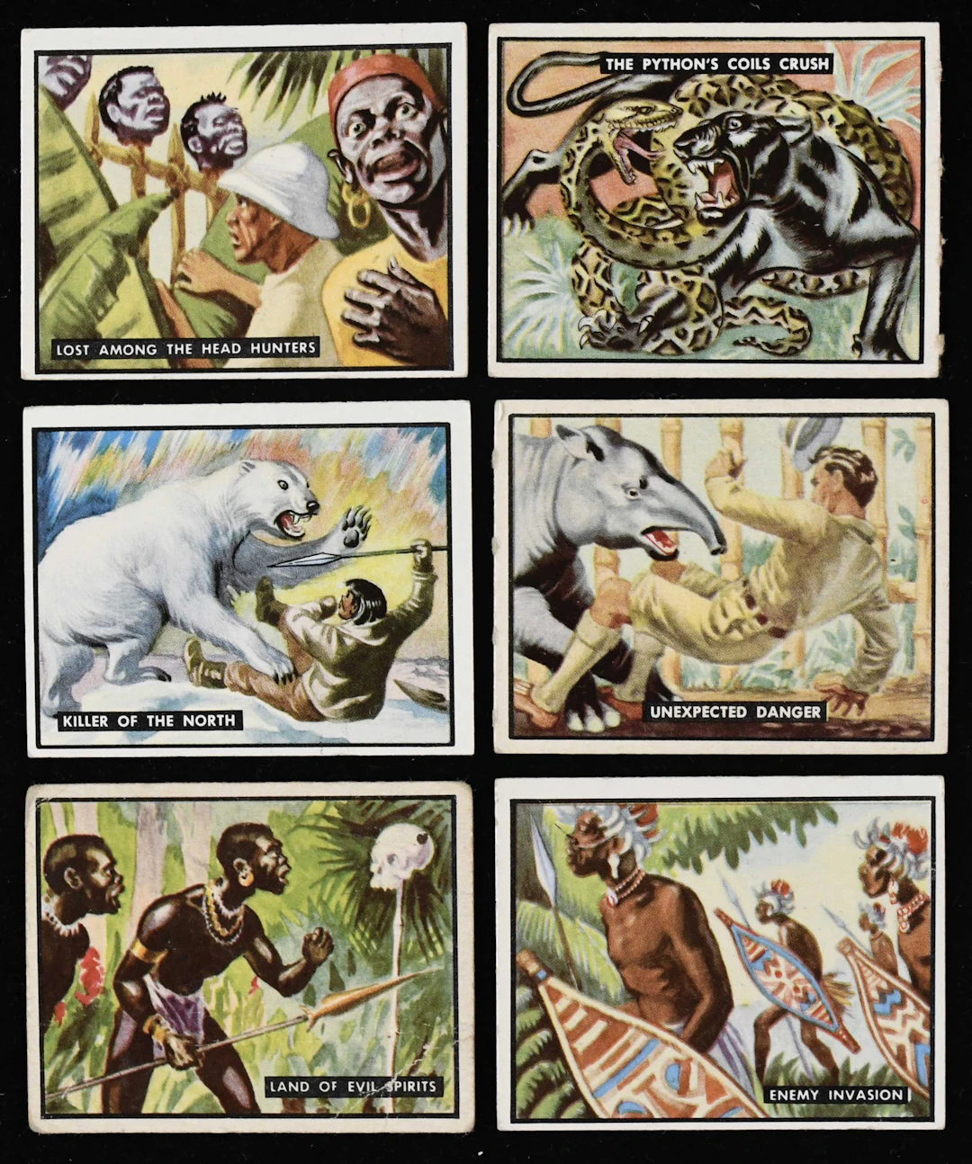 1950 Topps Bring 'Em Back Alive complete set (100...