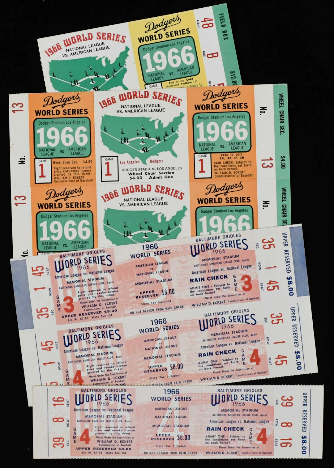 "1966 World Series full tickets
