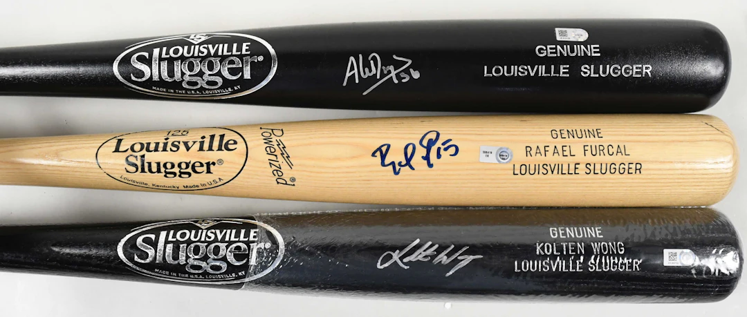 "Lot of (5) signed baseball bats - MLB Authenticated (NM-NM/MT)