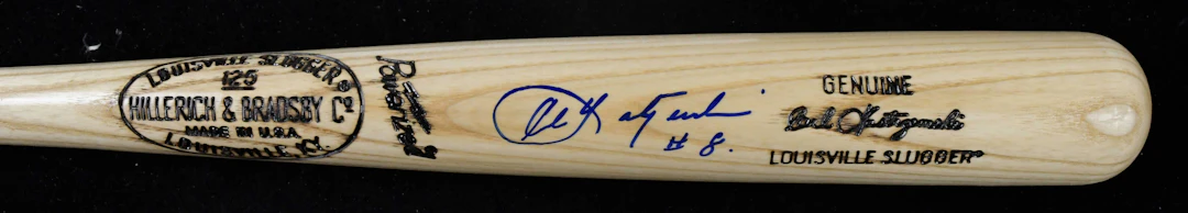 "Carl Yastrzemski signed replica model baseball bat (NM)
