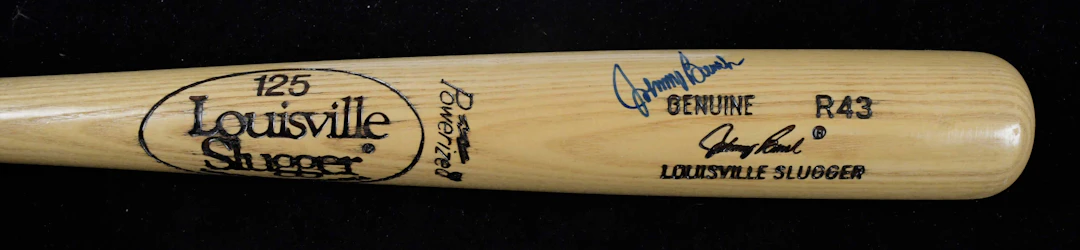 "Johnny Bench signed pro stock baseball bat