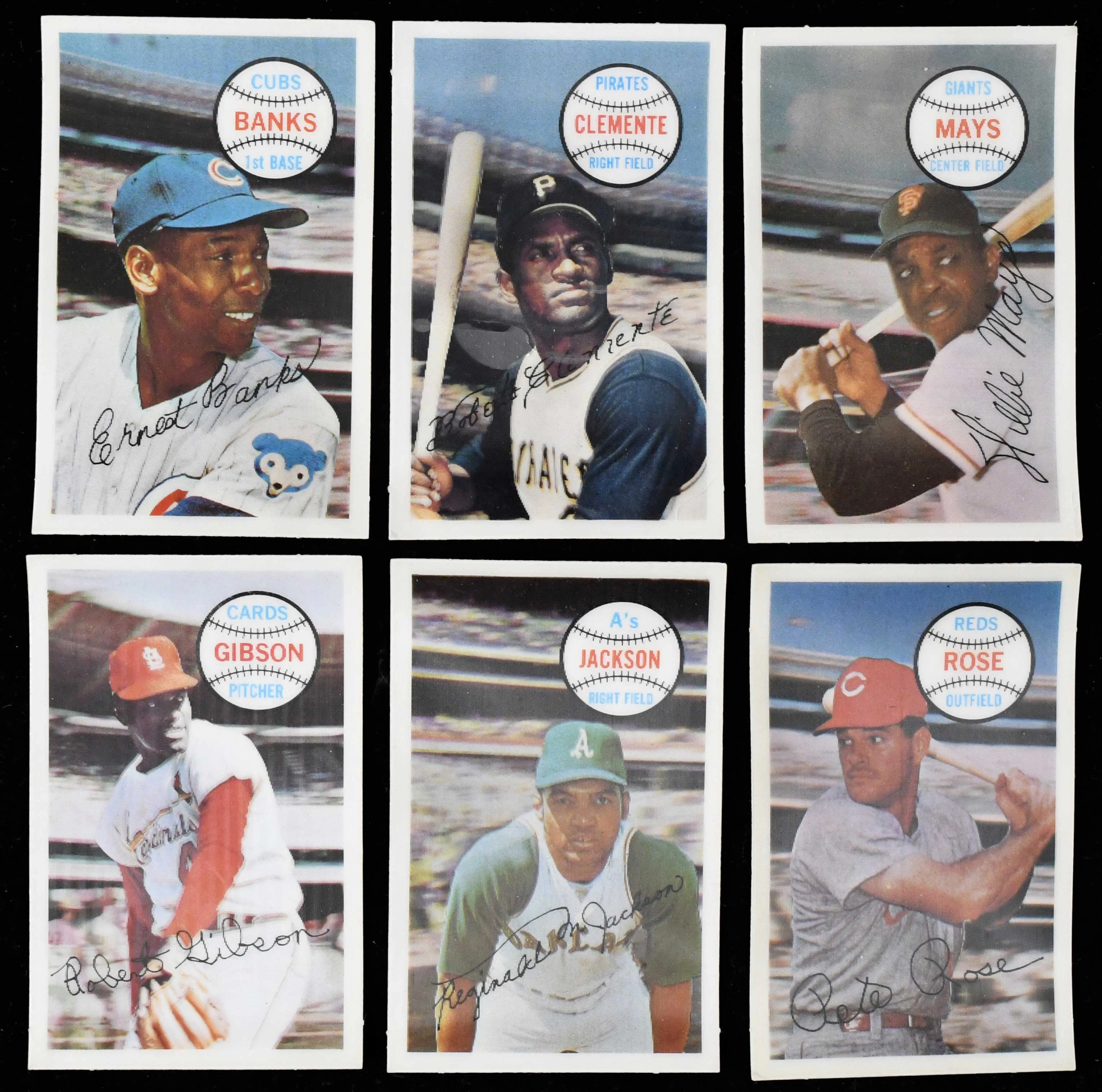 "1970 Kellogg's complete set (75) with HOFers