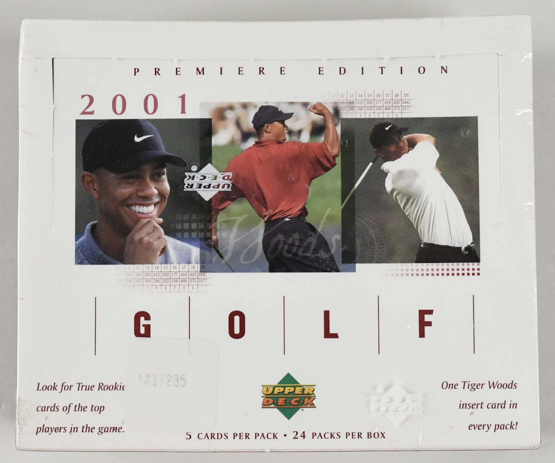 "2001 Upper Deck Golf factory-sealed hobby boxes
