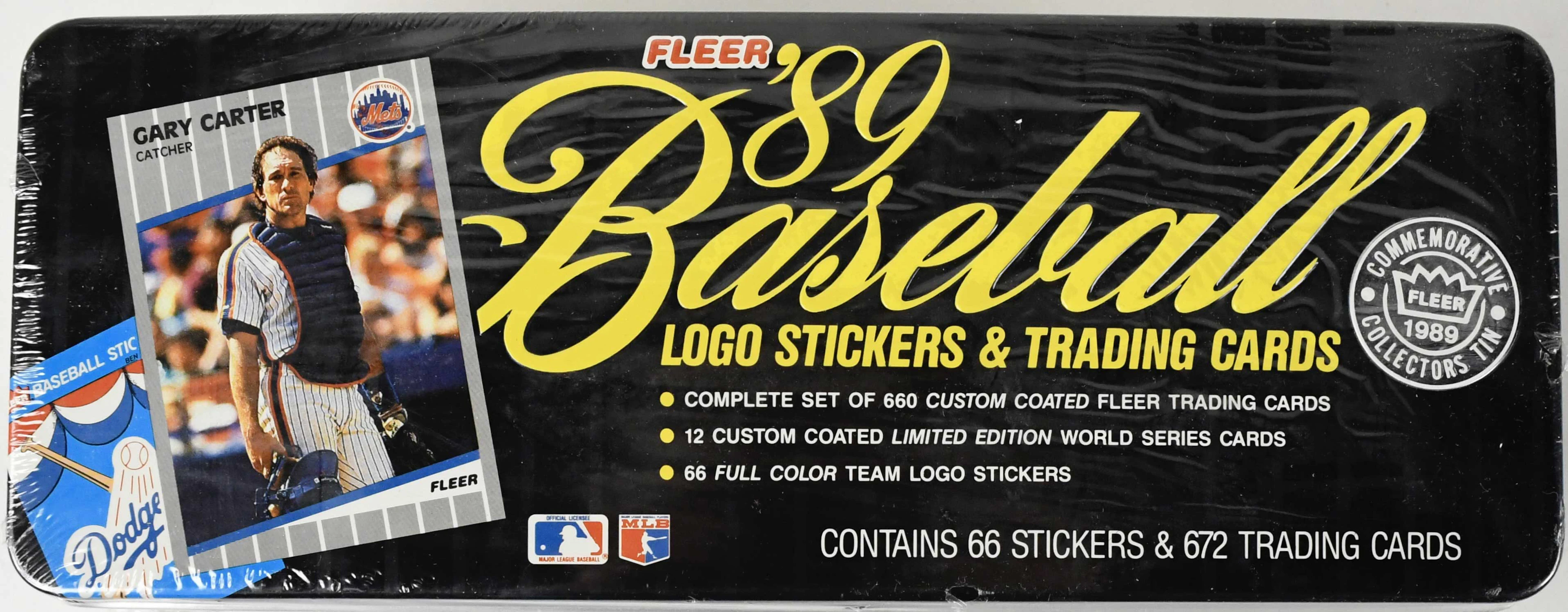 "1989 Fleer sealed Glossy Tin factory set with Ken Griffey Jr