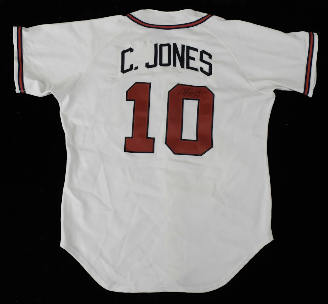 "Chipper Jones autographed 1998 Atlanta Braves...