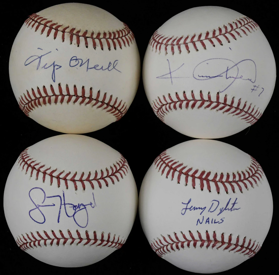 "Lot of (15) signed baseballs (VG/EX-NM/MT)