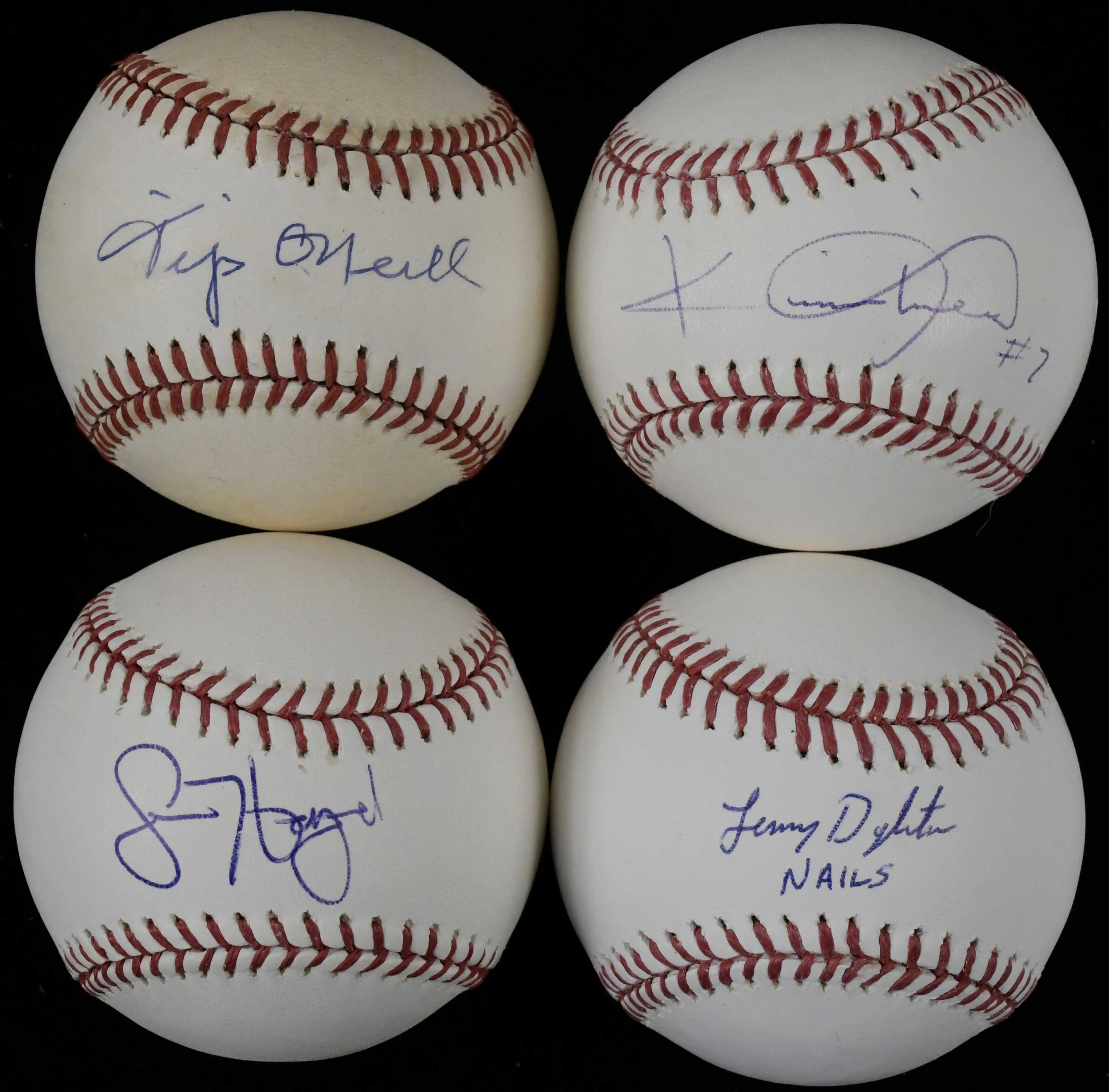 "Lot of (15) signed baseballs (VG/EX-NM/MT)