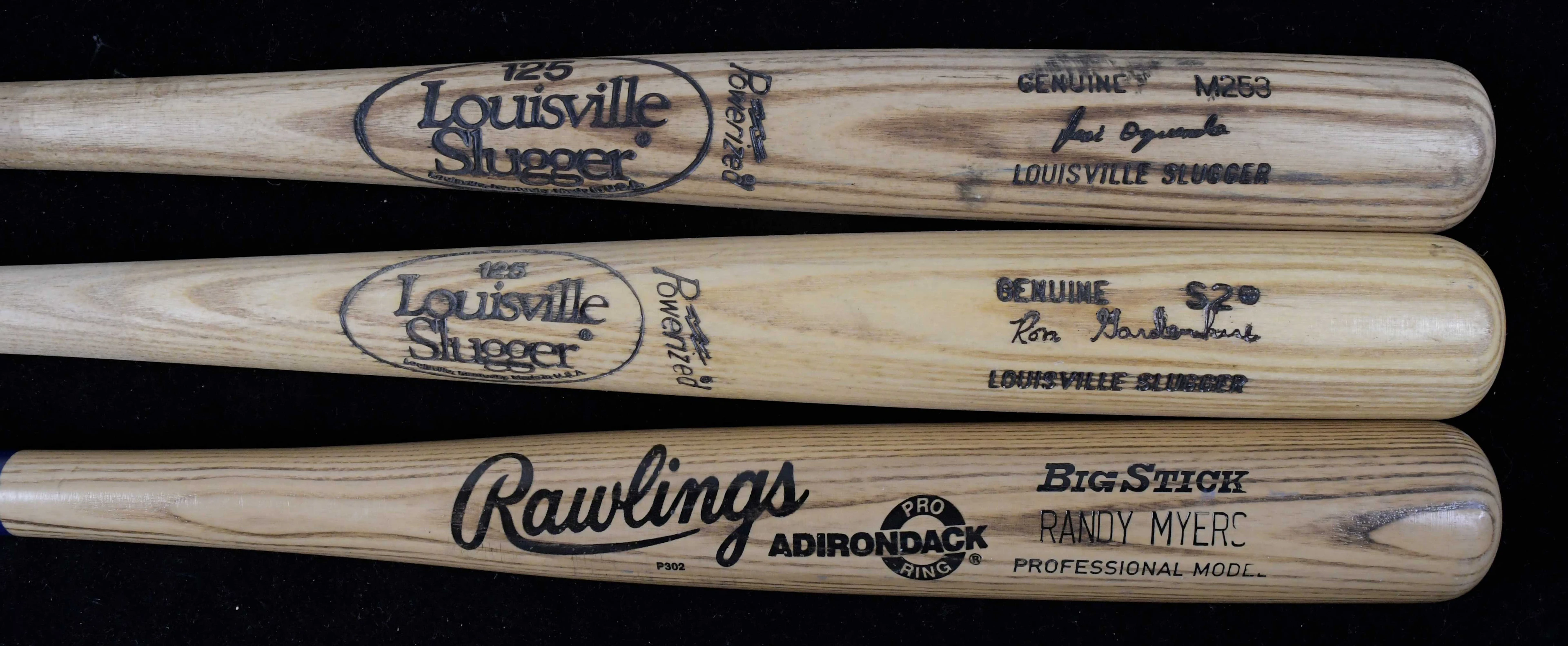 "Lot of (5) professional model baseball bats