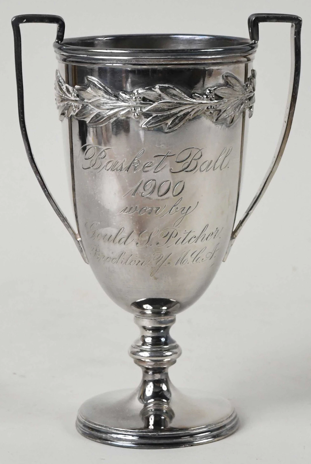 "1900 YMCA basketball trophy (EX)
