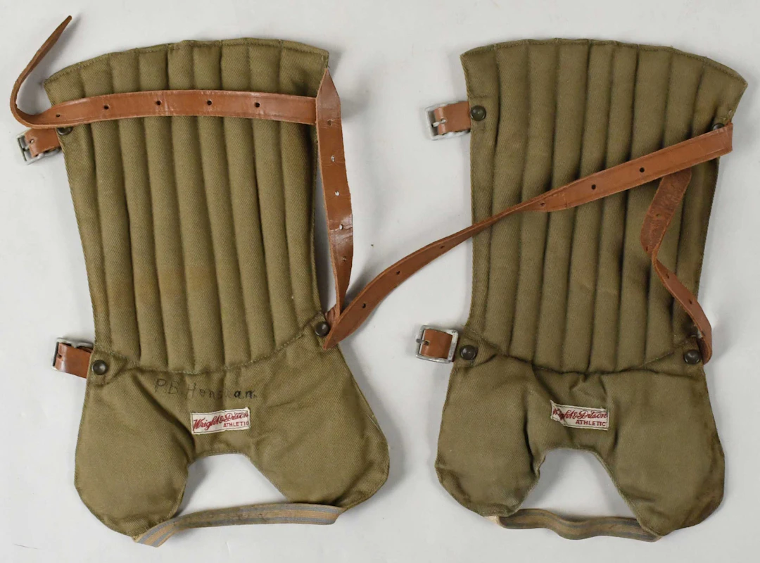 "Wright & Ditson vintage soccer shin guards