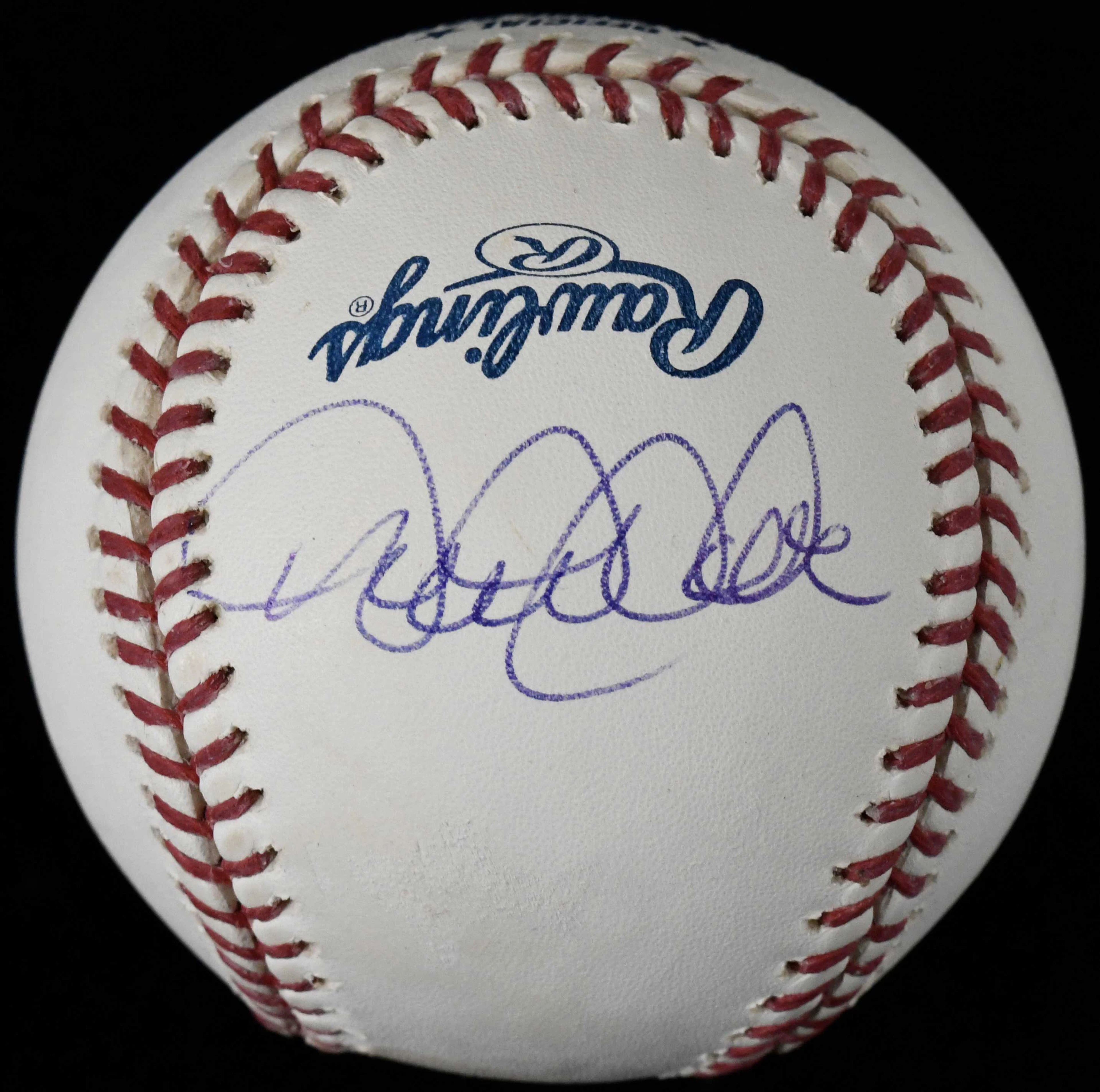 "Derek Jeter signed Rawlings OML baseball (EX/MT)
